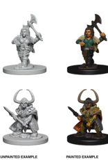 Wizkids D&D Mini: NM Primed: Dwarf Female Barbarian