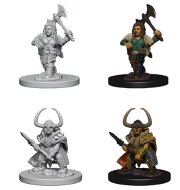 Wizkids D&D Mini: NM Primed: Dwarf Female Barbarian