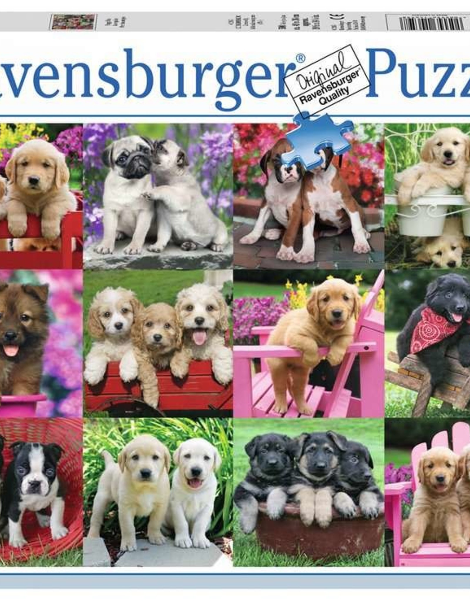 Ravensburger Puzzle 500pc : Puppy Pals