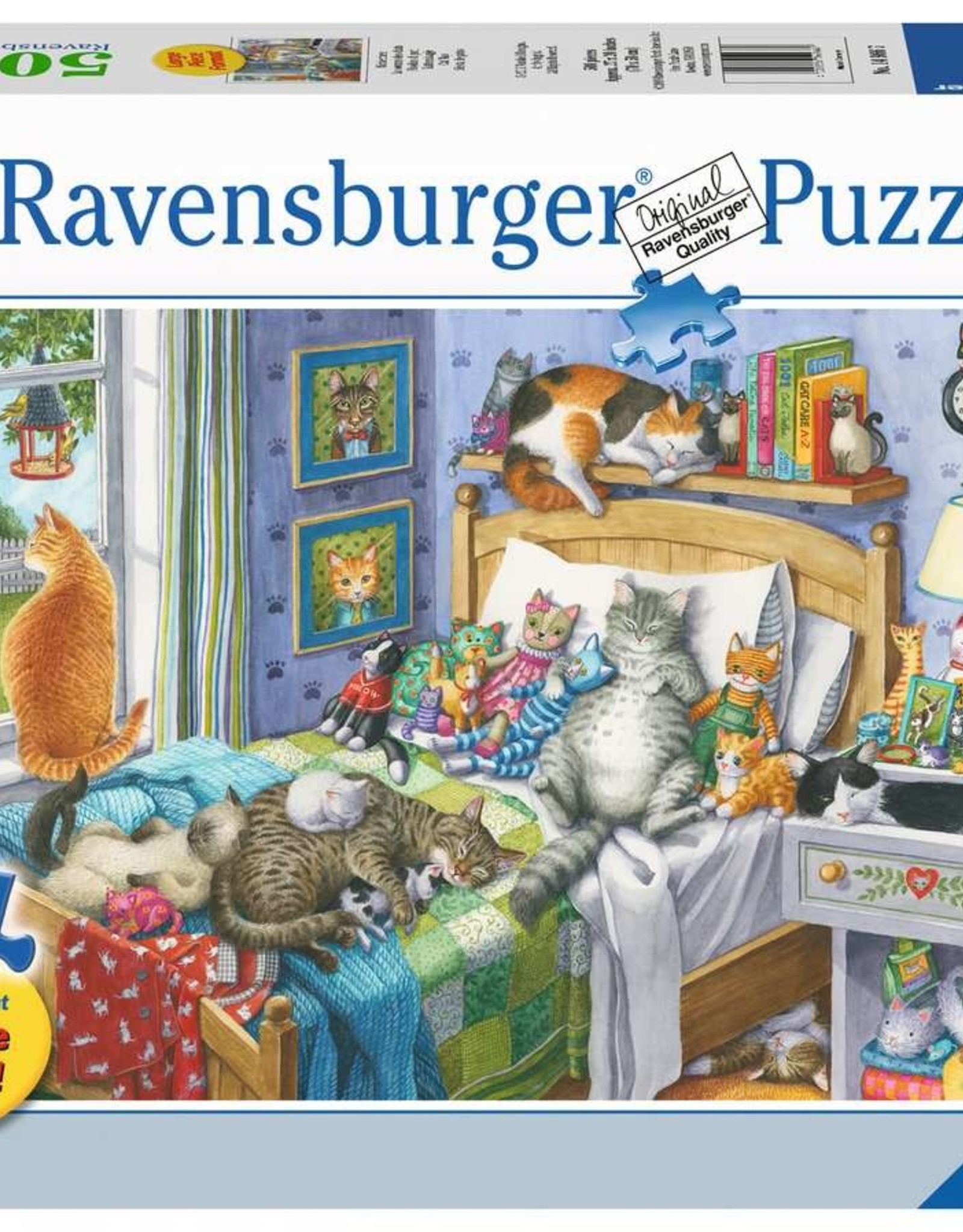 Ravensburger Cat Nap Puzzle 500pc Large Format