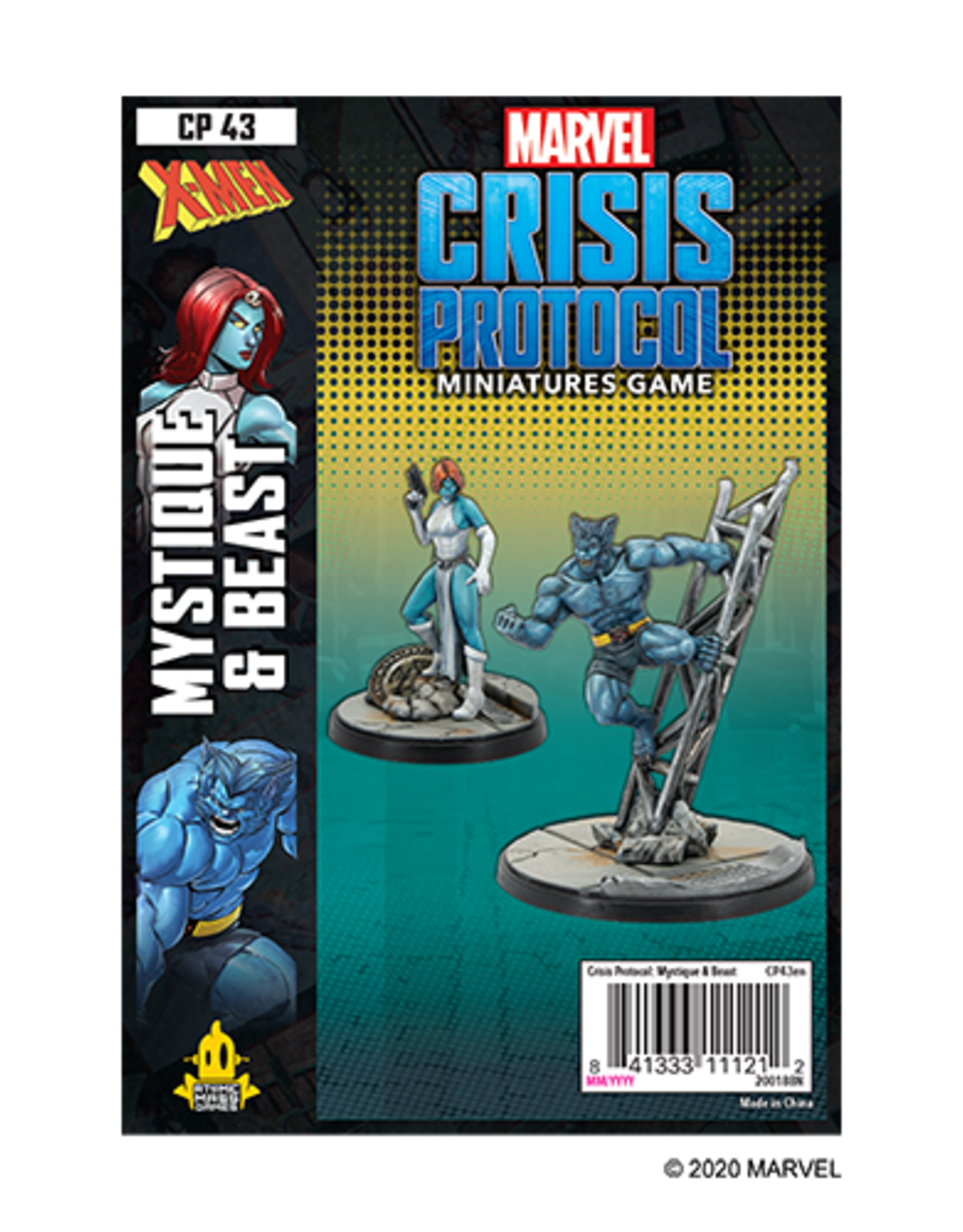 Atomic Mass Marvel Crisis Protocol: Mystique and Beast