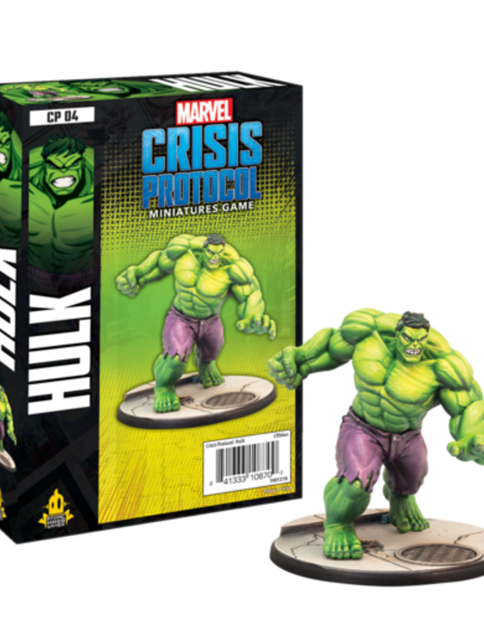  Atomic Mass Games Marvel: Crisis Protocol Immortal Hulk  Character Pack - Unleash The Eternal Smash! Tabletop Superhero Game, Ages  14+, 2 Players, 90 Minute Playtime, Made : Toys & Games