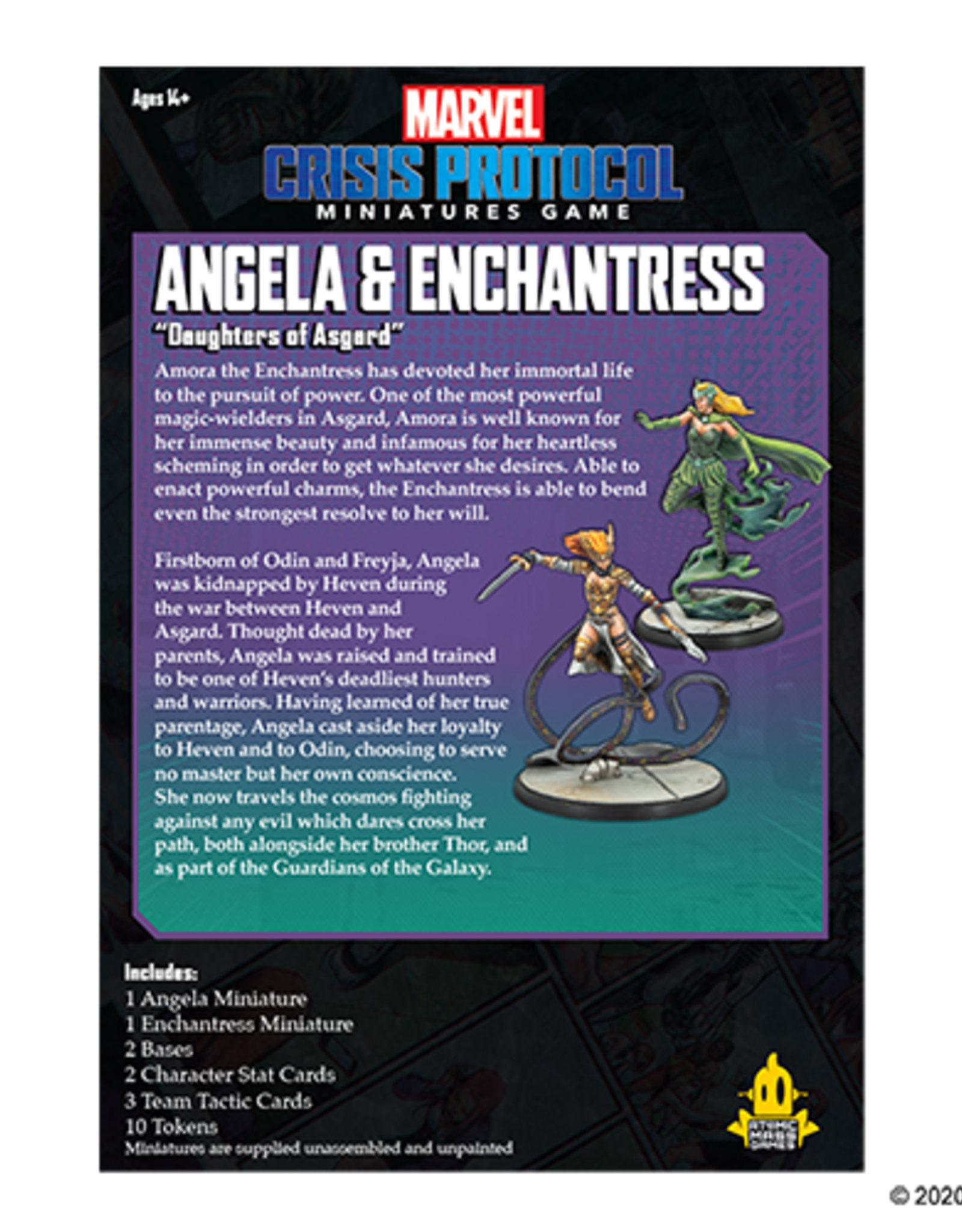 Atomic Mass Marvel Crisis Protocol: Angela and Enchantress