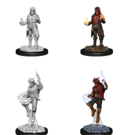 Wizkids D&D Mini: NM Primed: Male Tiefling Sorcerer