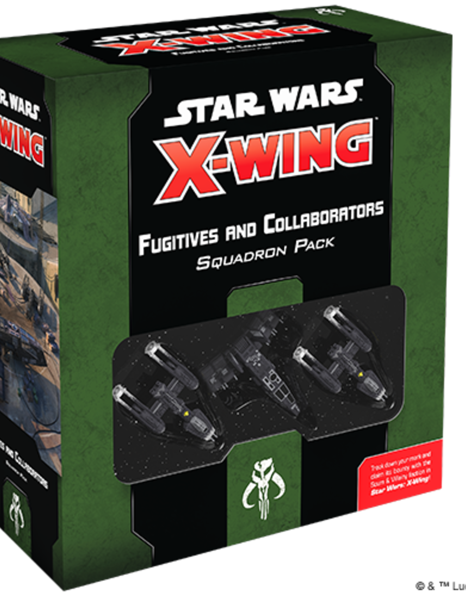 Asmodee Star Wars X-Wing: Fugitives and Collaborators Squadron Pack