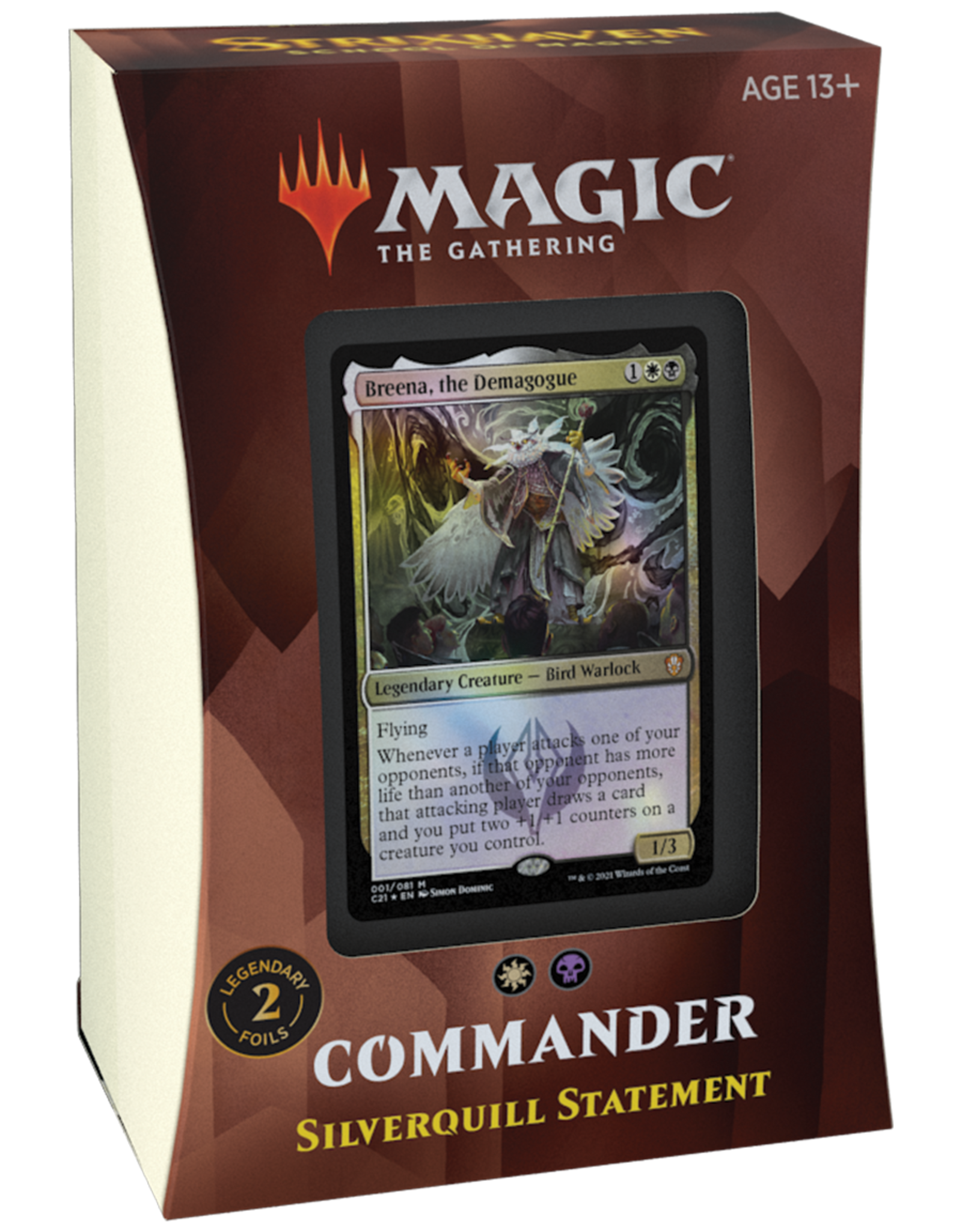 Commander 2021 Strixhaven: Silverquill Statement - Titan Games