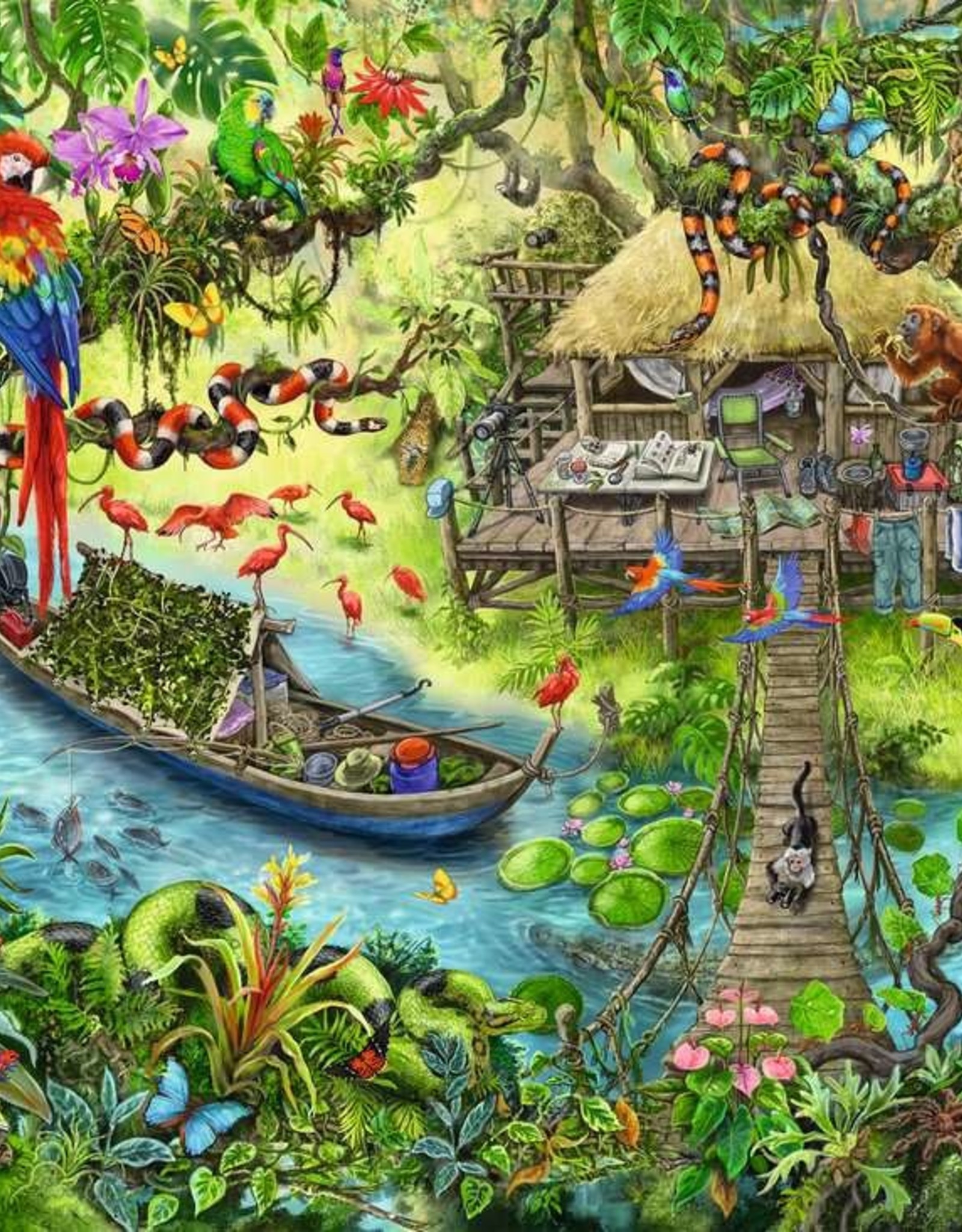 Ravensburger Escape Puzzle 368pc: Jungle Journey