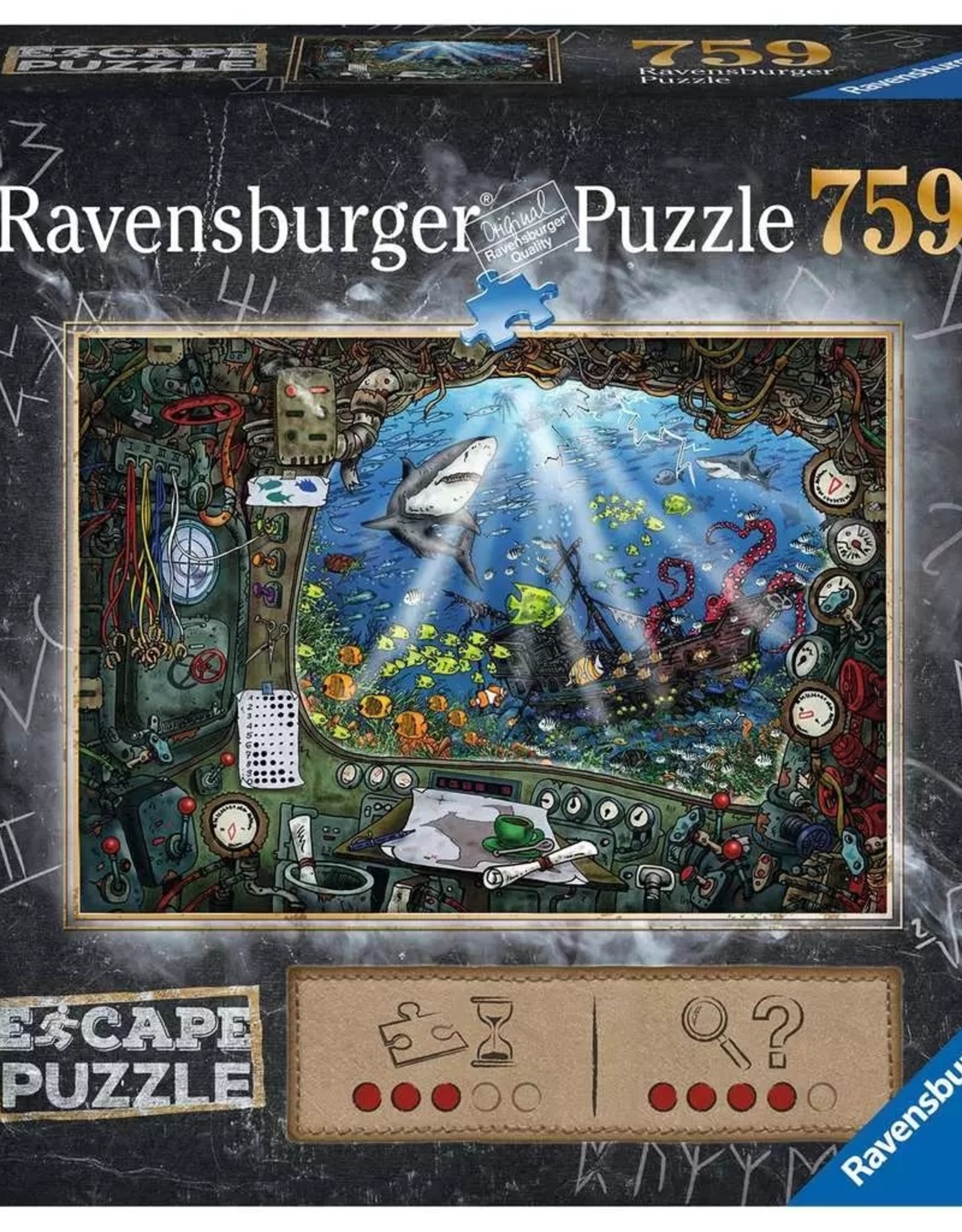 Ravensburger Escape Puzzle 759 pc: Submarine