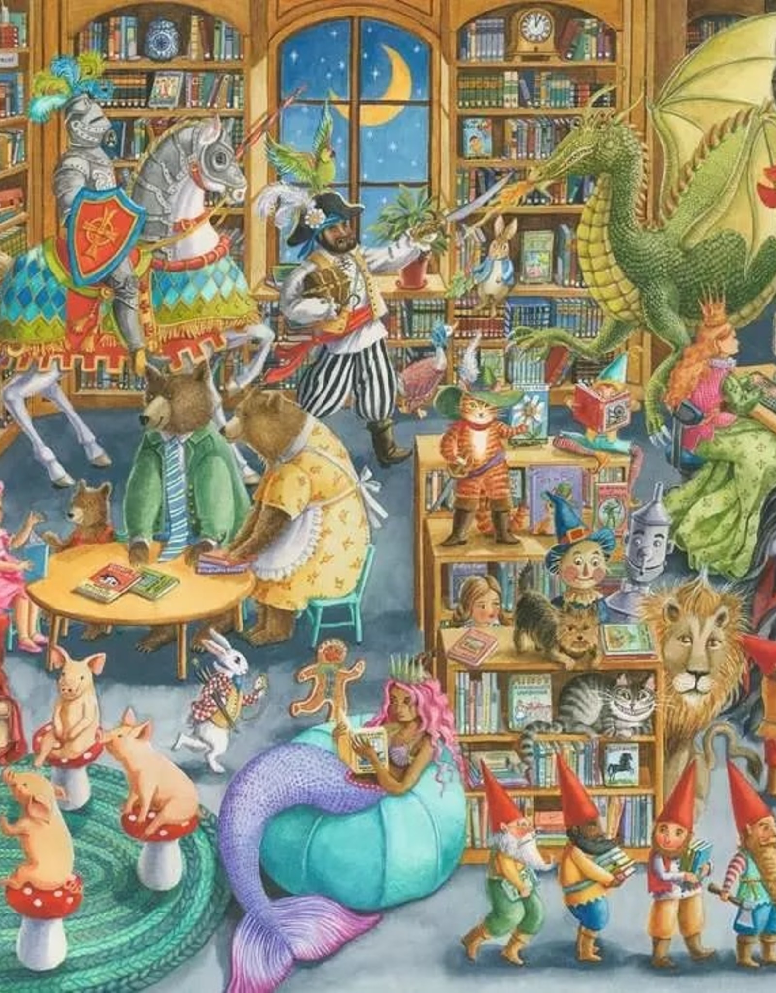 Ravensburger Puzzle 1000pc: Midnight at the Library