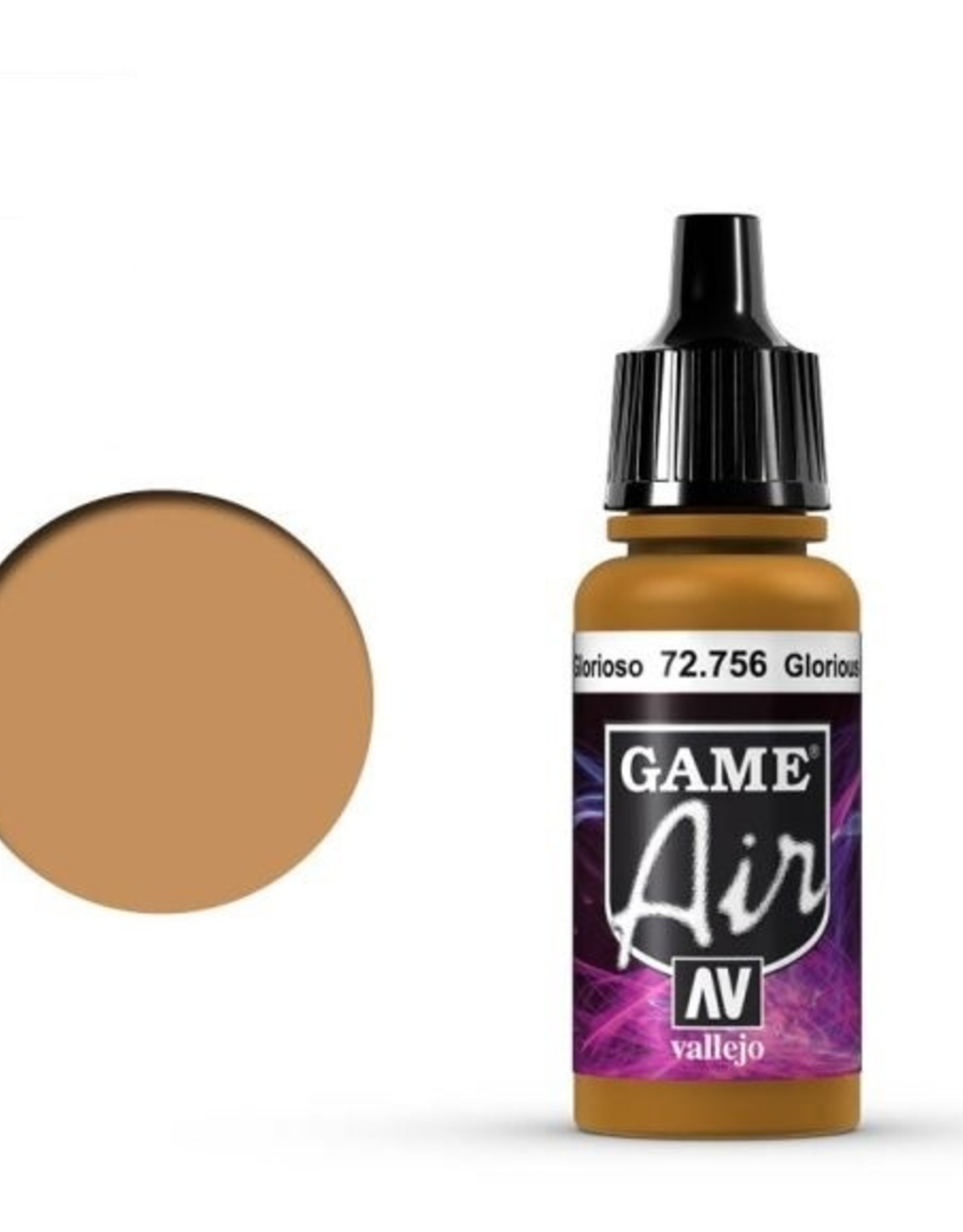 Vallejo Game Air:  72.756 Glorious Gold