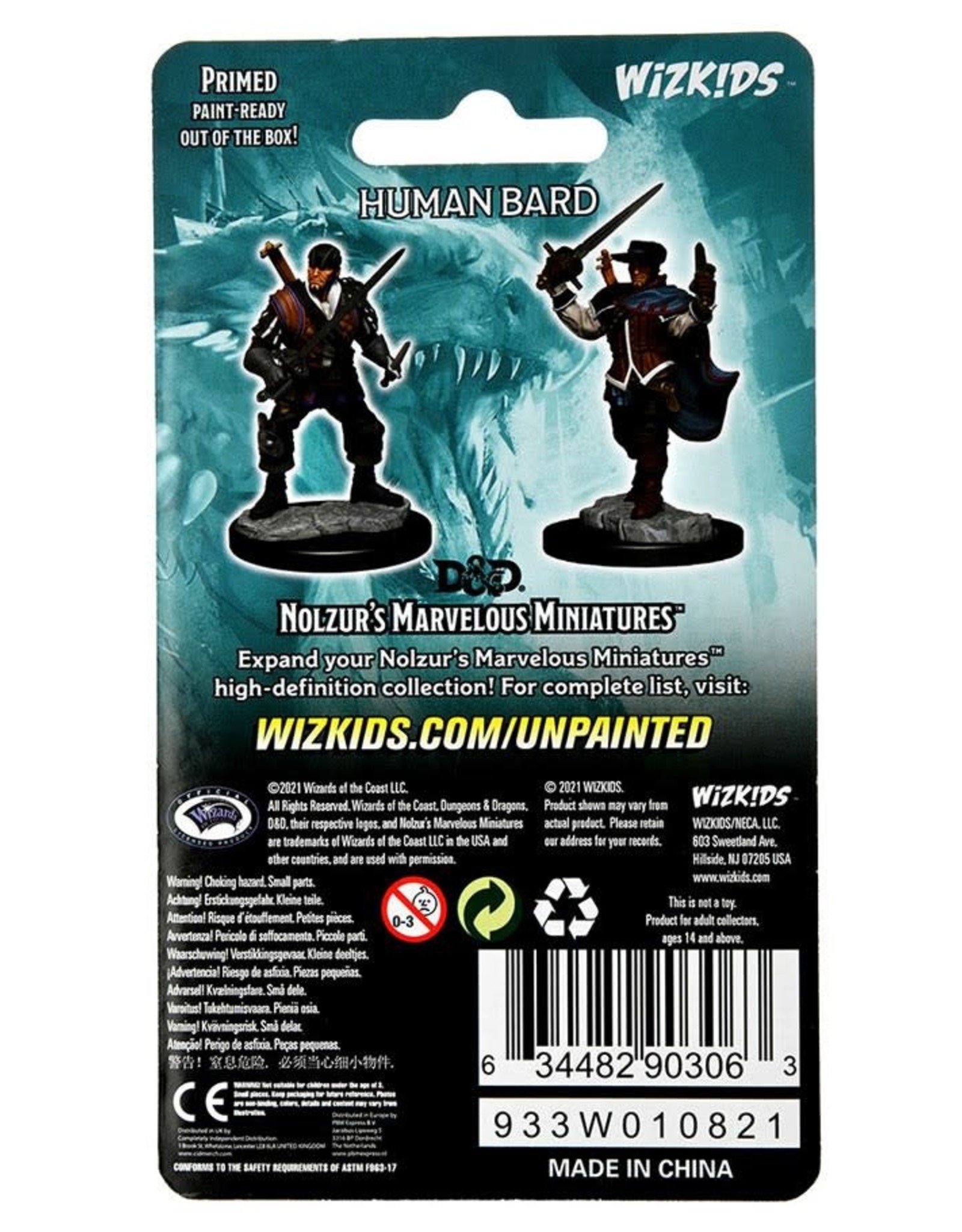 Wizkids D&D Mini: W15: Human Male Bard