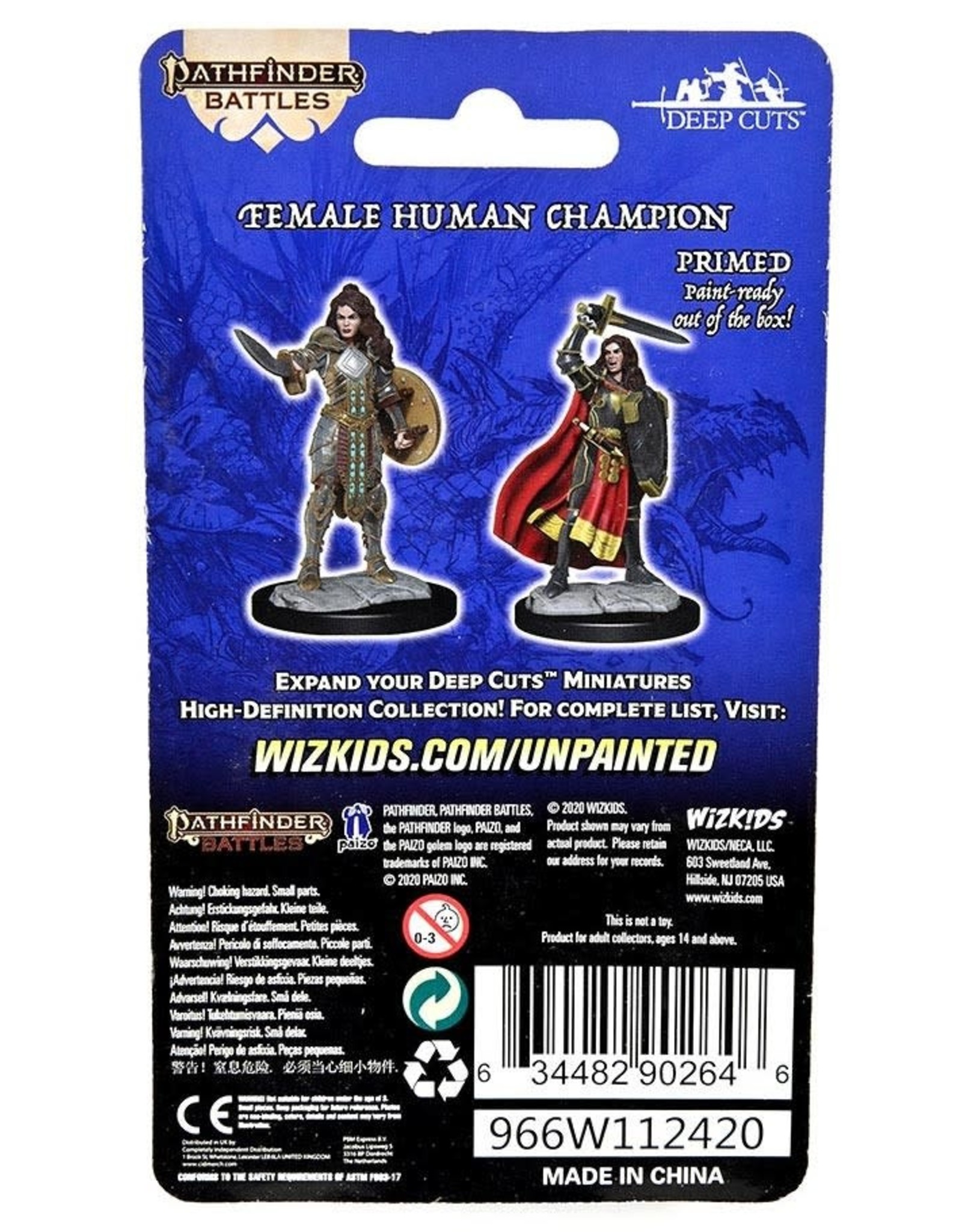 Wizkids PF DC Mini: NM Primed: Female Human Champion