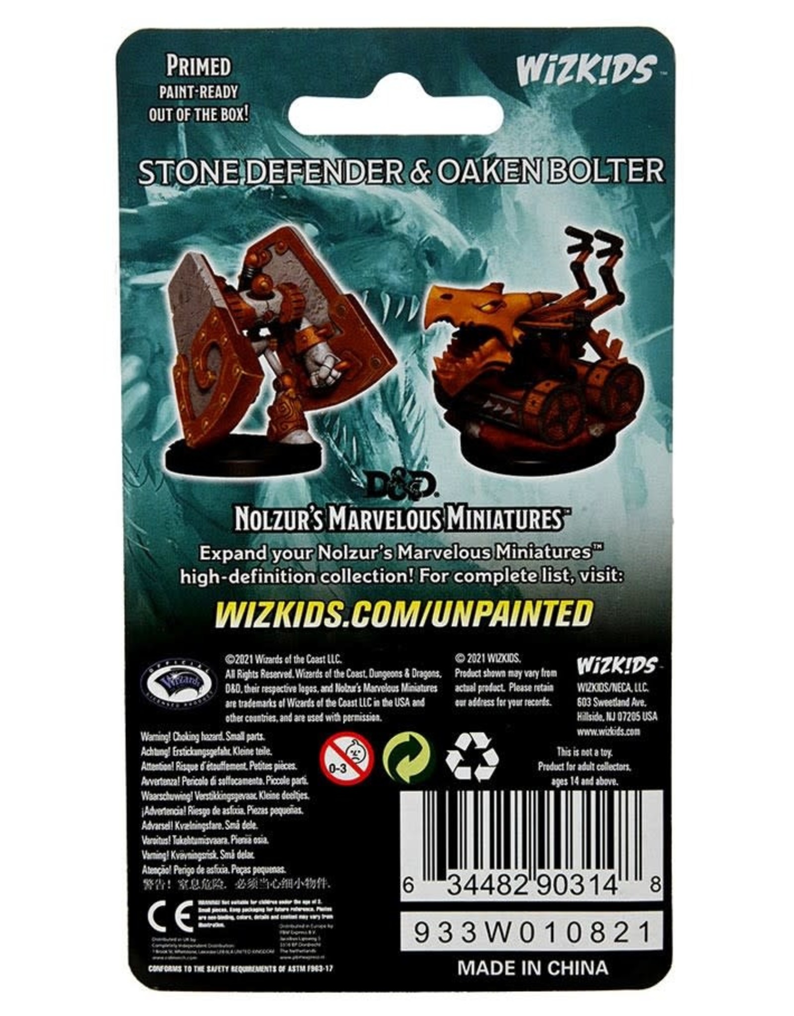 Wizkids D&D Mini: W15: Stone Defender & Oaken Bolter