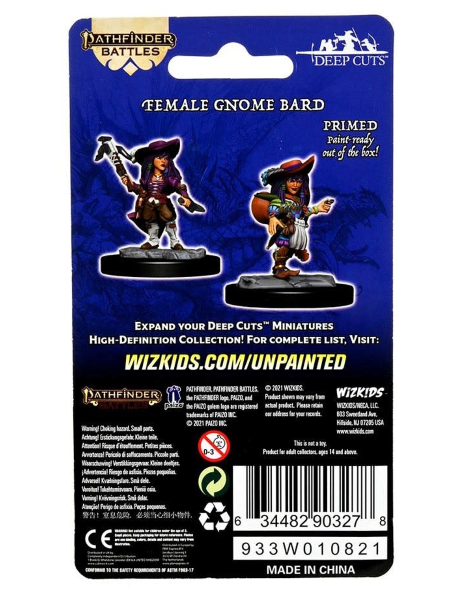 Wizkids PF DC Primed: W15: Gnome Bard Female