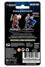 Wizkids Magic the Gathering Unpainted Miniatures: Rowan Kennrith & Will Kennrith