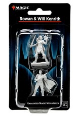 Wizkids Magic the Gathering Unpainted Miniatures: Rowan Kennrith & Will Kennrith