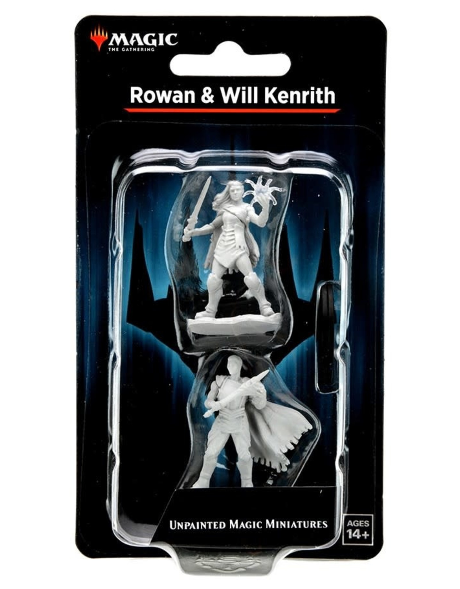 Wizkids Magic the Gathering Unpainted Miniatures: Rowan Kennrith & Will Kennrith