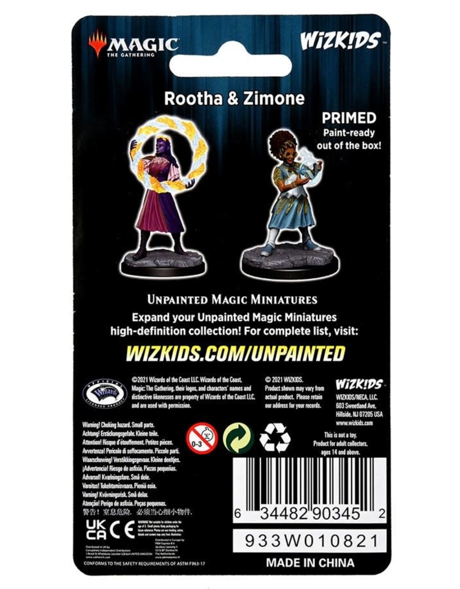 Wizkids Magic the Gathering Unpainted Miniatures: Rootha & Zimone