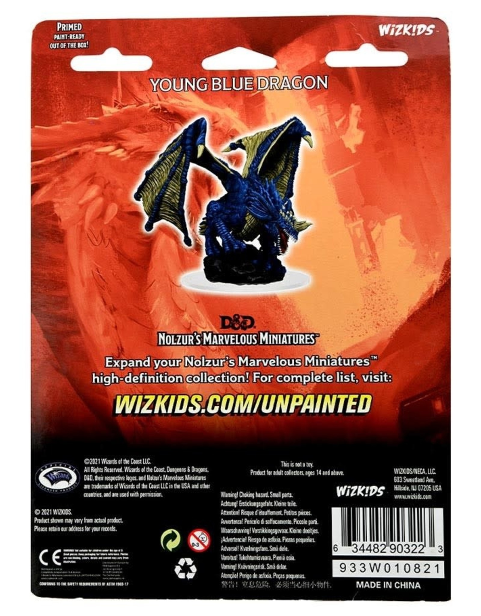 Wizkids D&D Mini: Young Blue Dragon