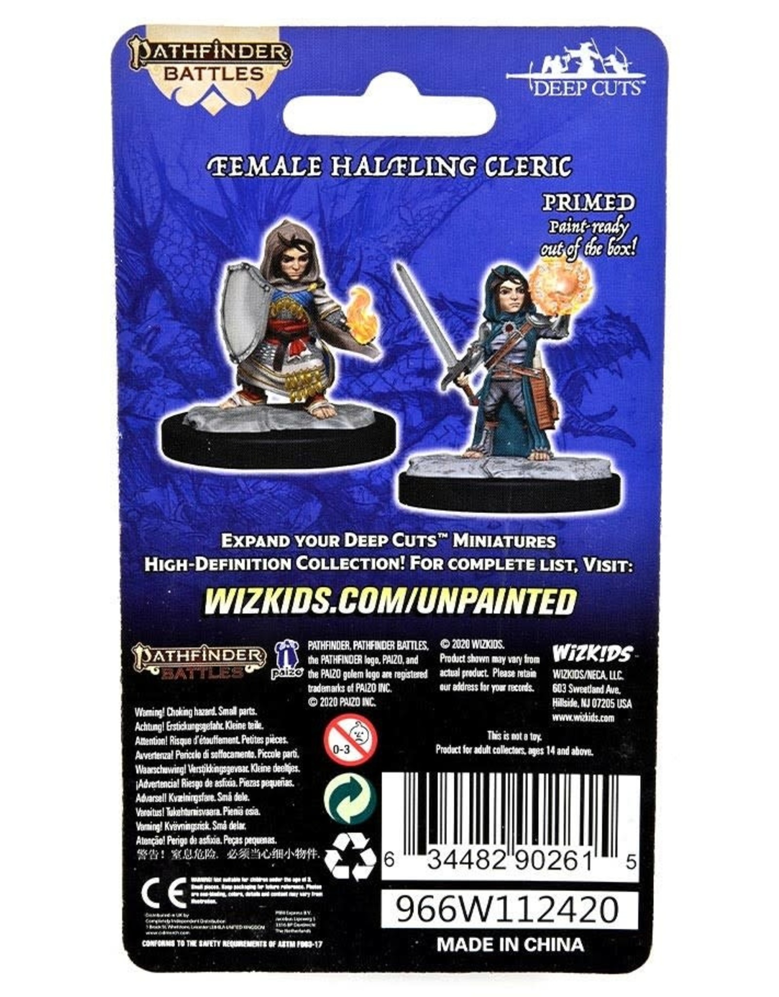Wizkids PF DC Mini: NM Primed: Female Halfling Cleric