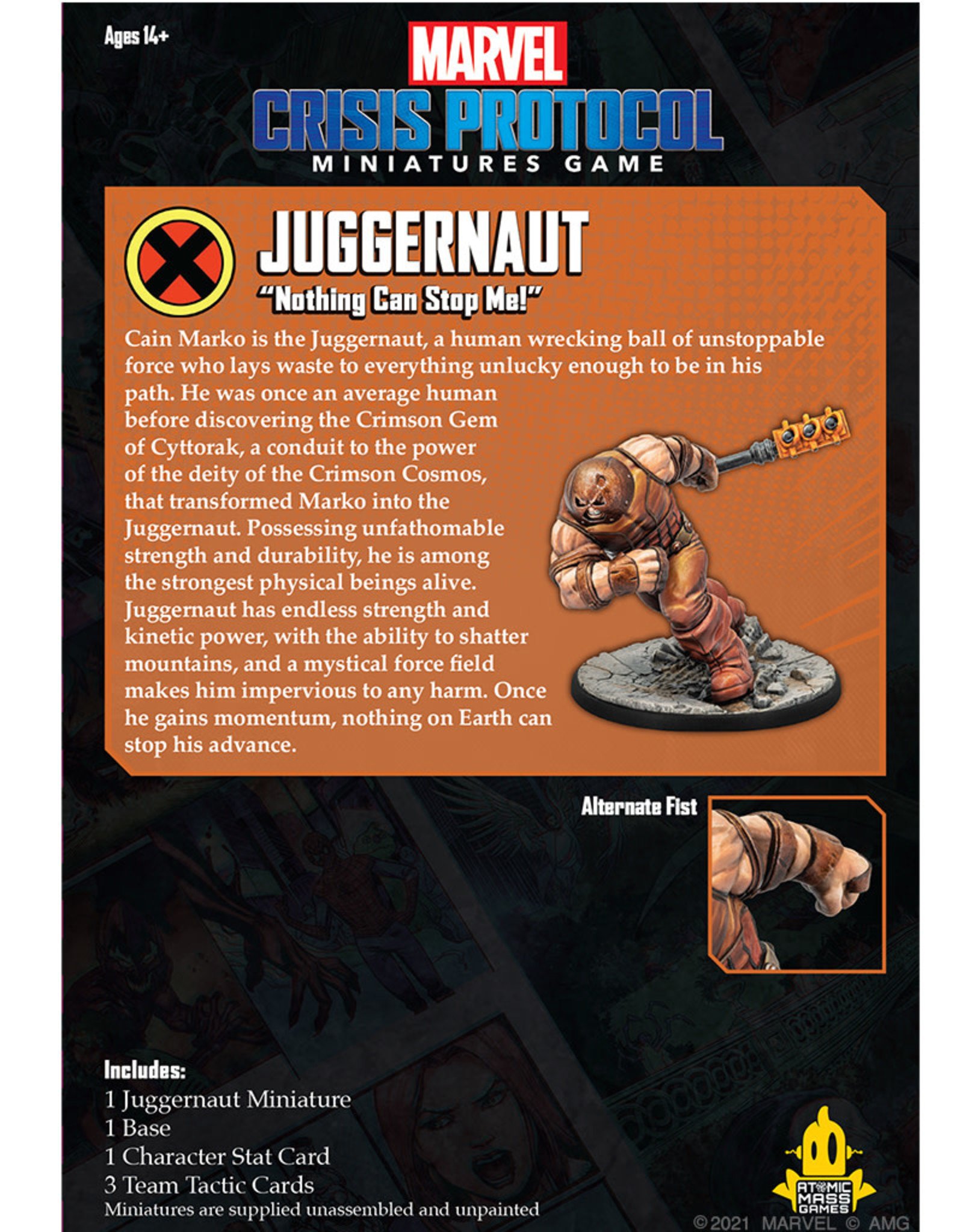 Atomic Mass Marvel Crisis Protocol: Juggernaut Character Pack