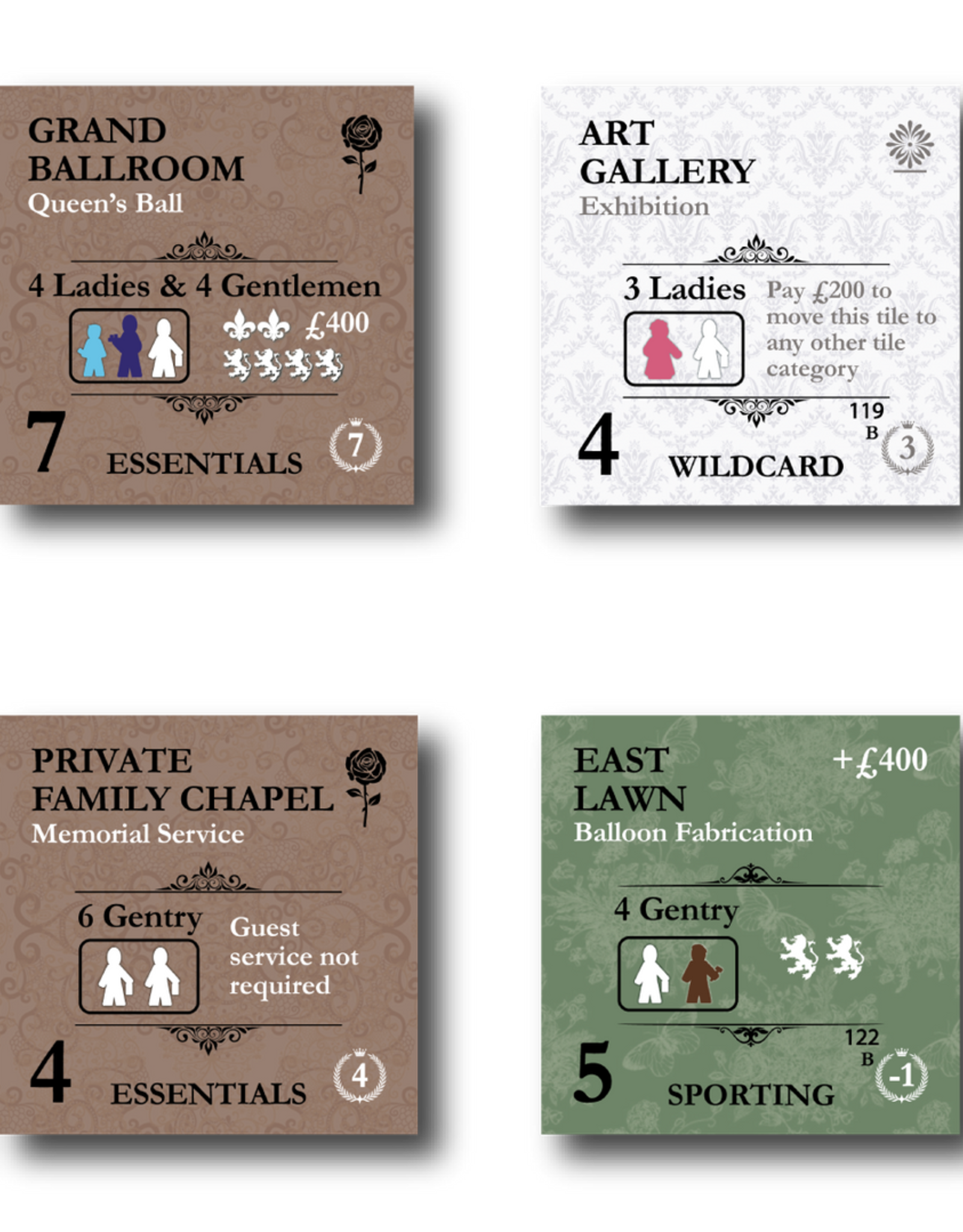 Kayenta Games Obsession 2nd Ed. - Promotional Tiles