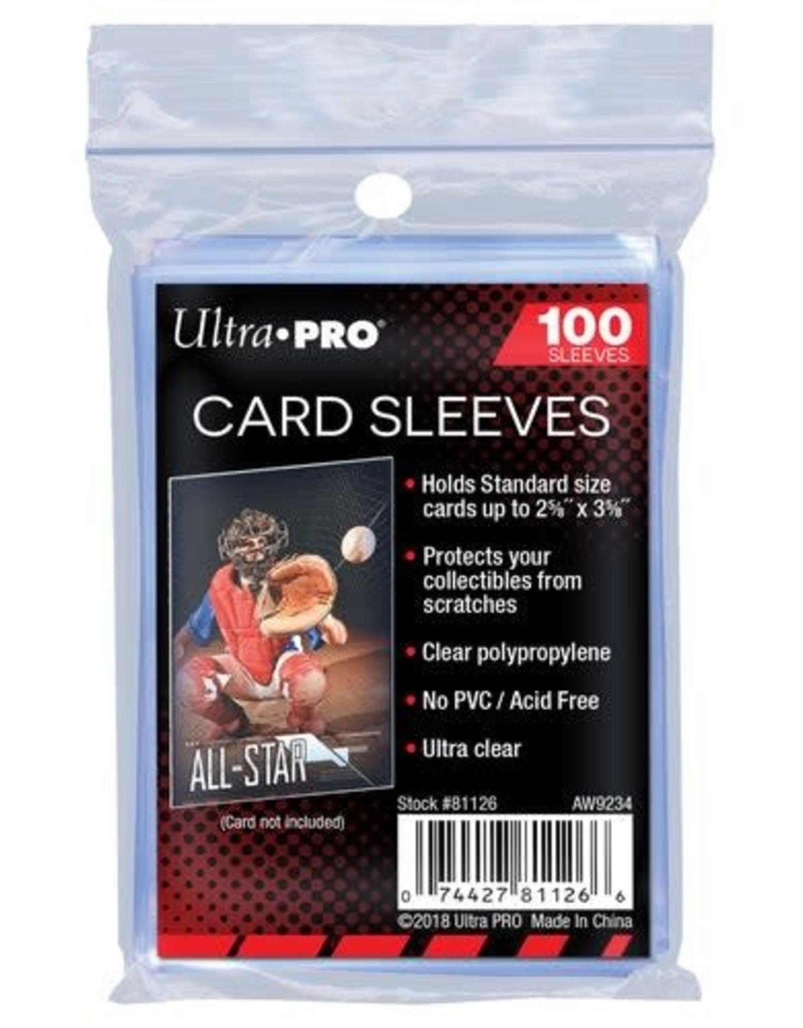 Ultra Pro Trading Card Soft Penny Sleeves (100)