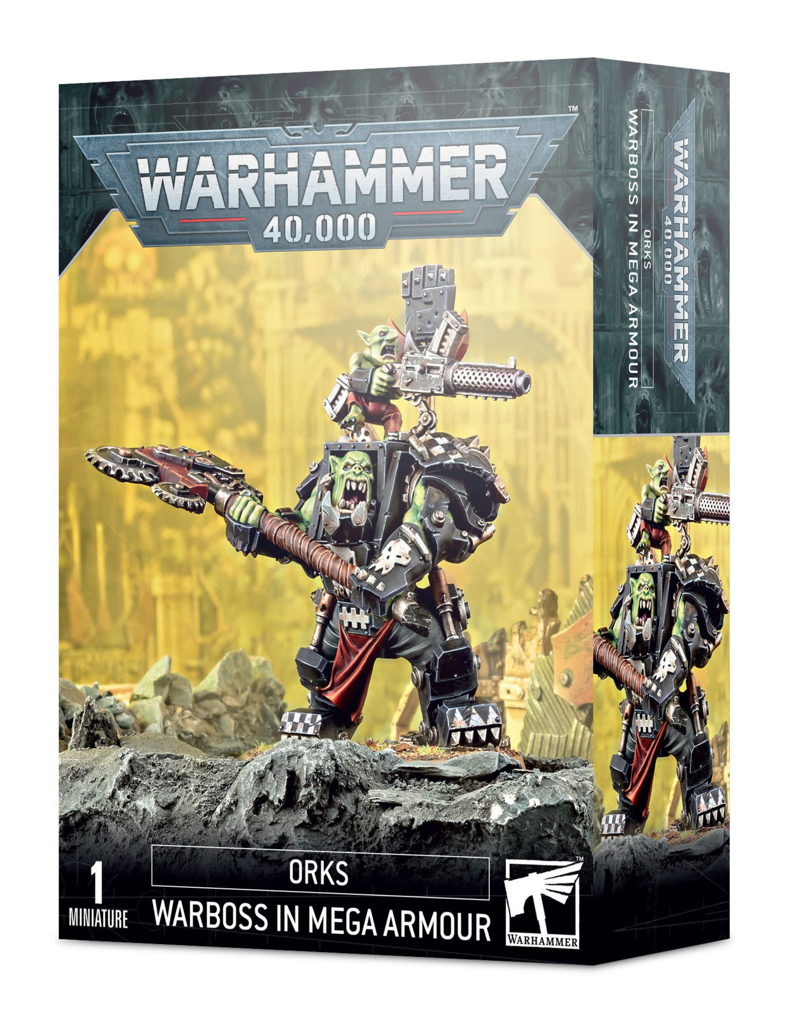 Games Workshop Warhammer 40K: Orks Ork Warboss in Mega Armour