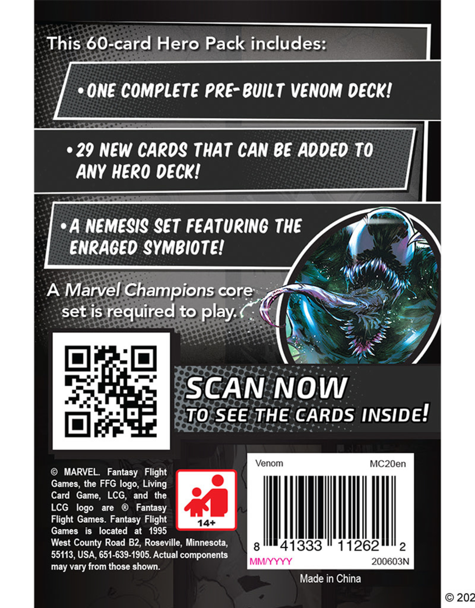 FFG Marvel Champions: Venom Hero Pack