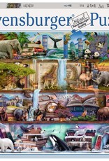 Ravensburger Puzzle 2000 Piece:  Wild Kingdom Shelves