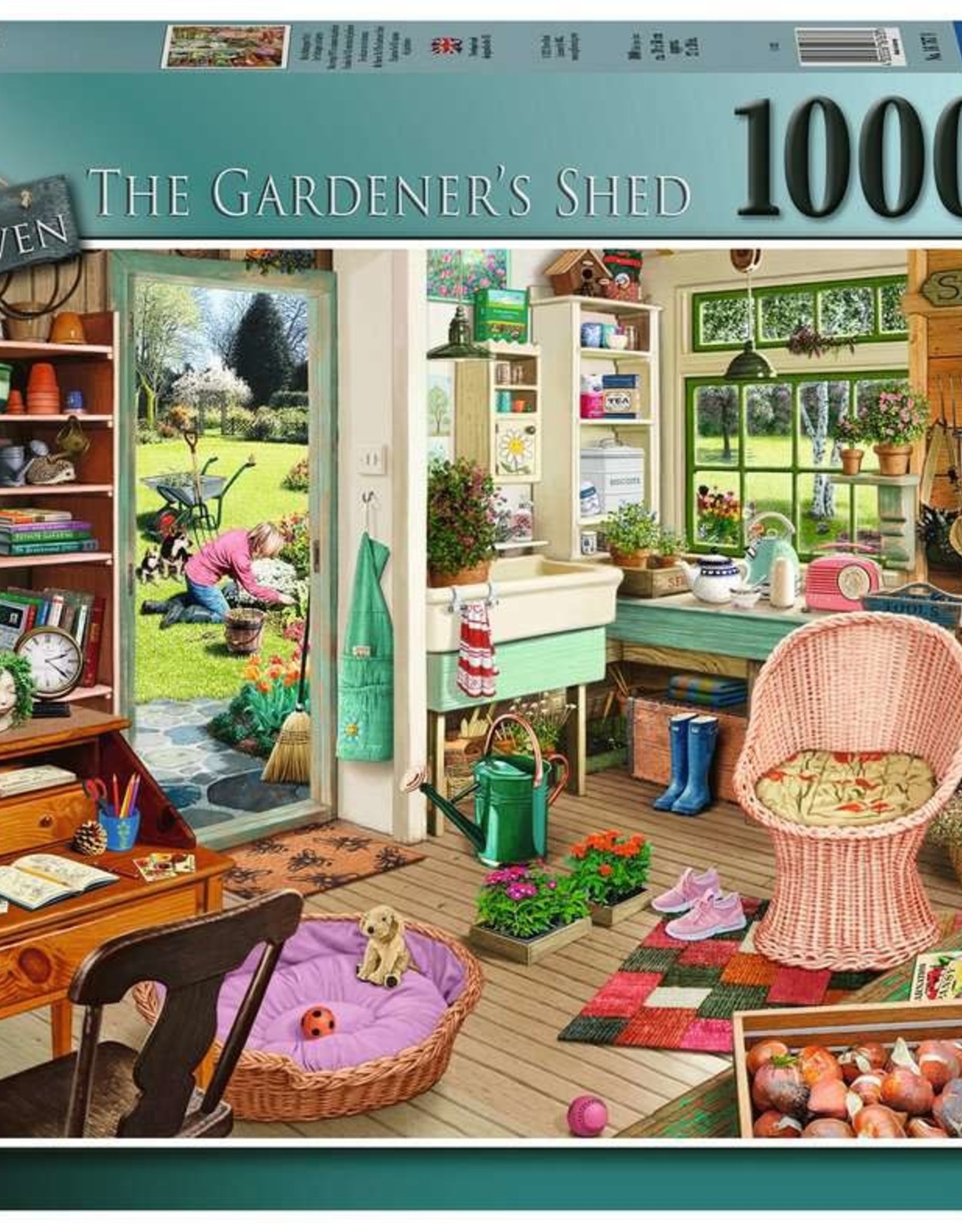 Ravensburger Puzzle 1000Pc: The Garden Shed