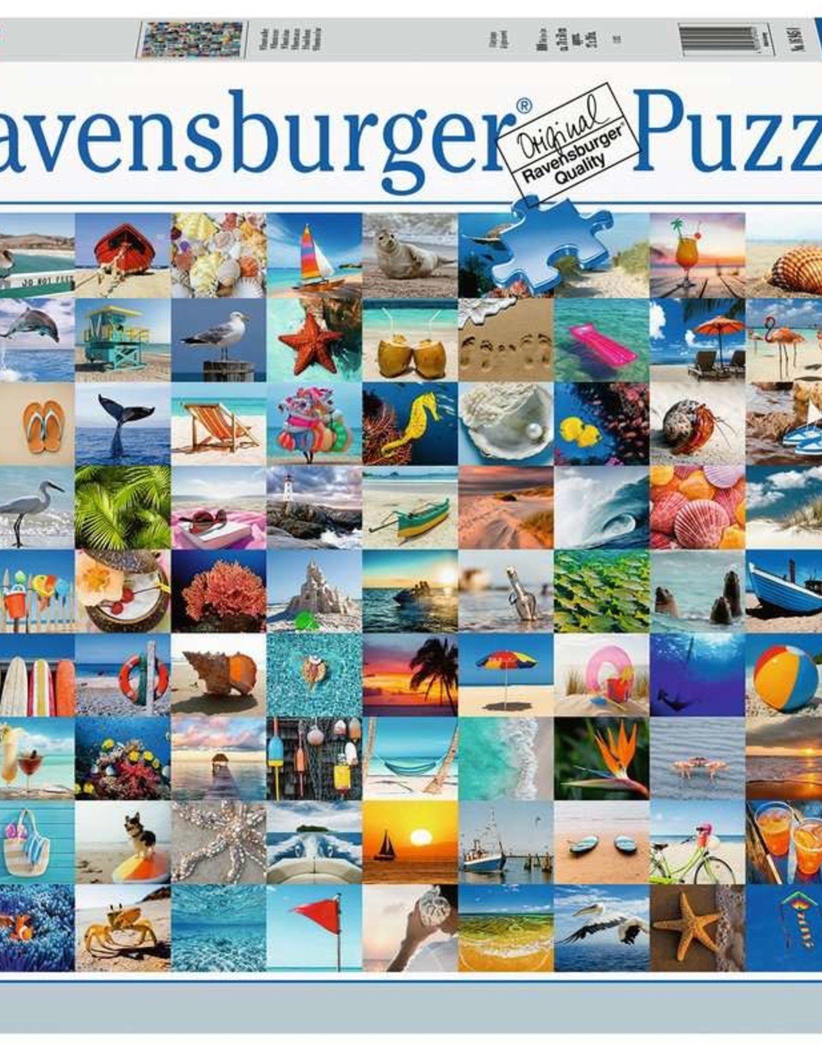 Ravensburger Puzzle 1000pc: 99 Seaside Moments