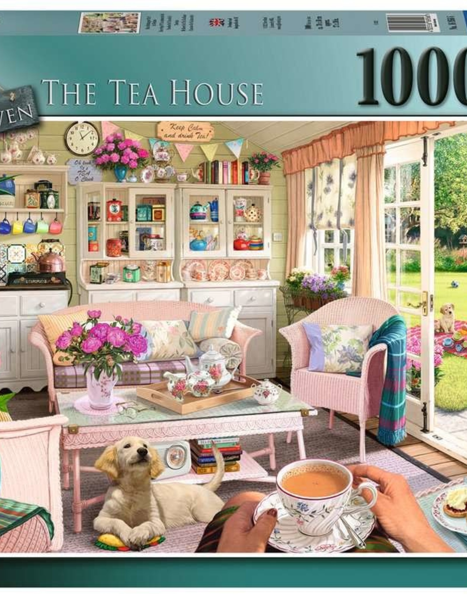Ravensburger Puzzle 1000pc: The Tea Shed