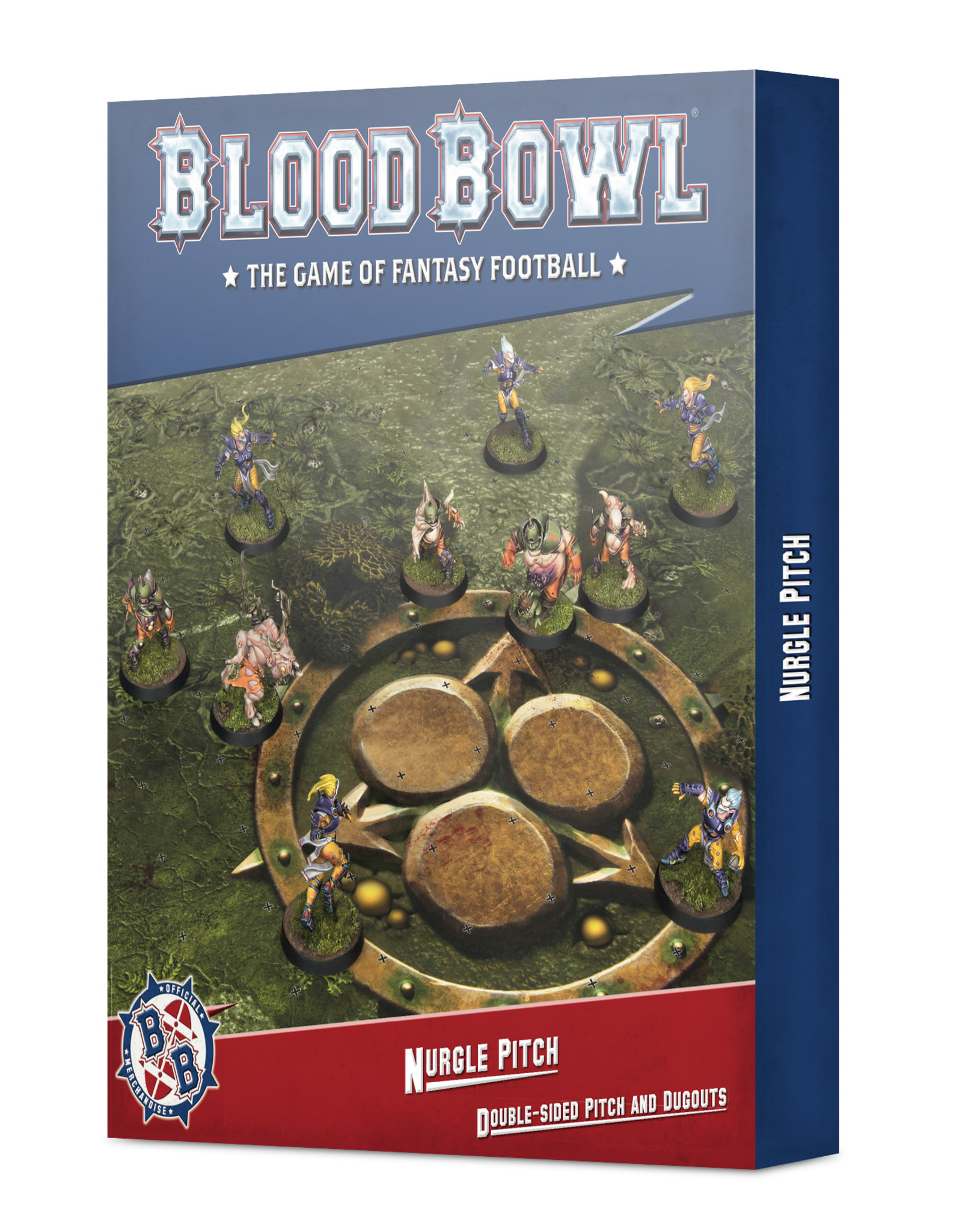 Games Workshop Blood Bowl: Nurgle Pitch and Dugout