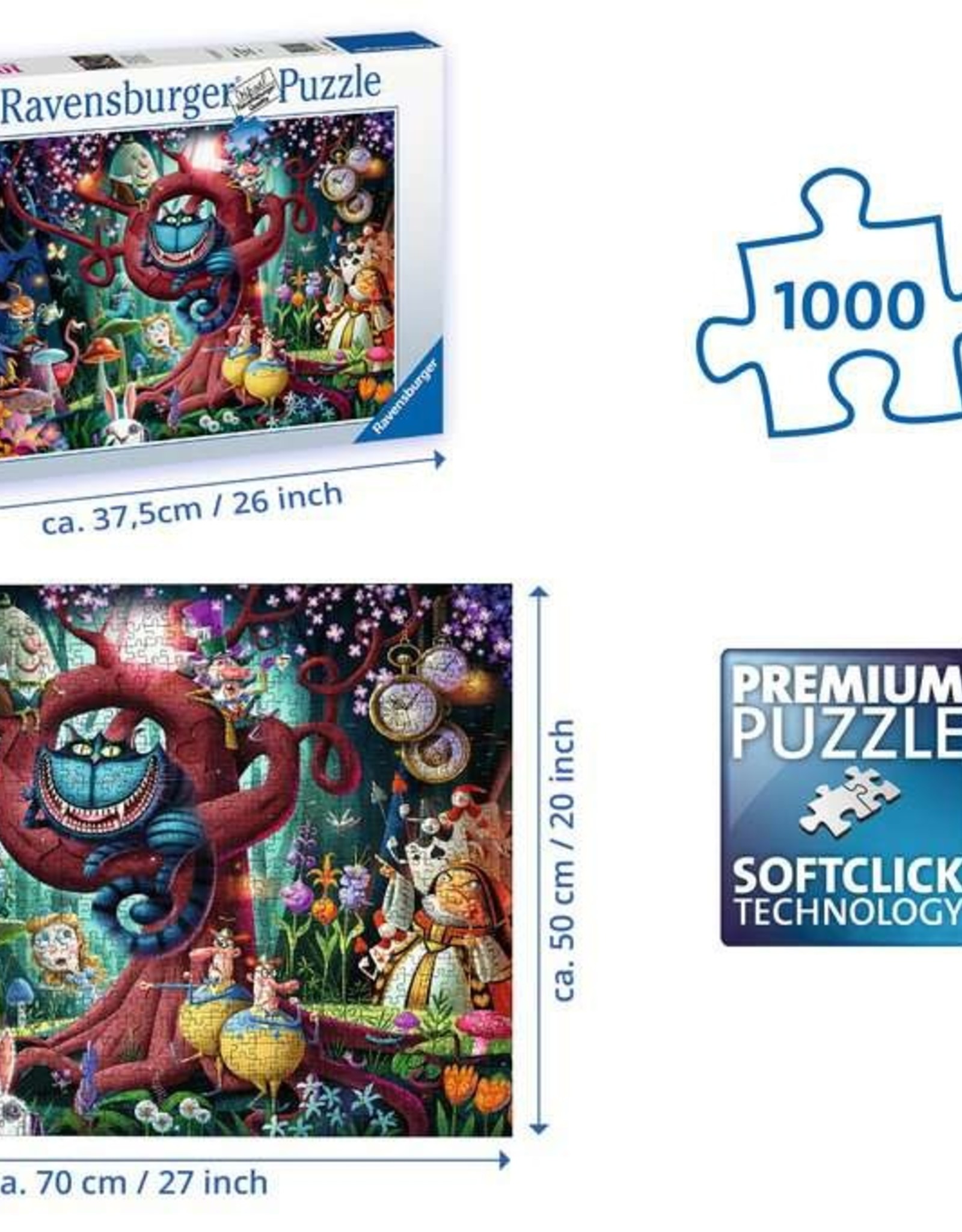 Ravensburger Dean MacAdam Classic Tales: Most Everyone is Mad 1000pc Puzzle
