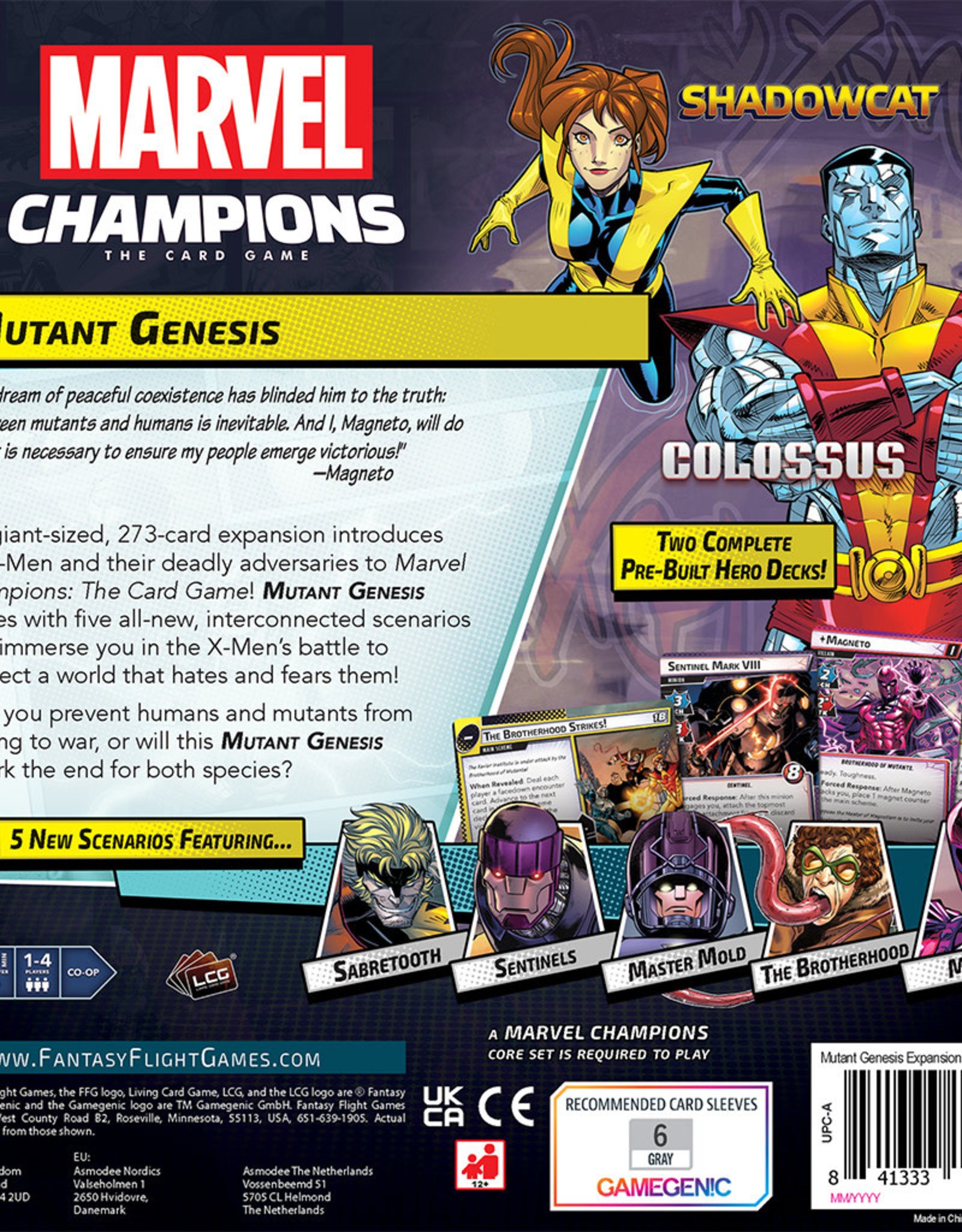 FFG Marvel Champions LCG - Mutant Genesis Expansion