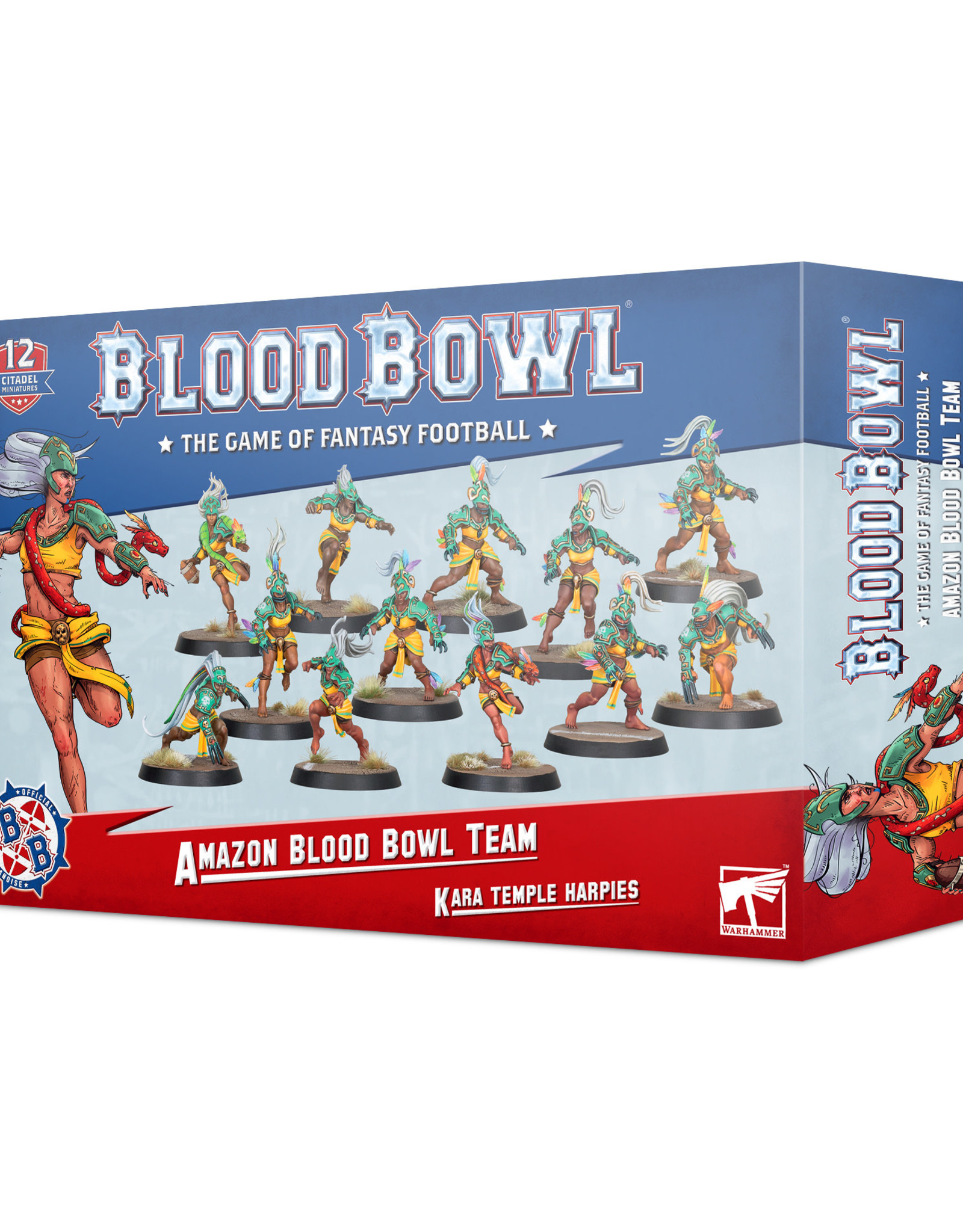 Games Workshop Blood Bowl: Amazon Team Kara Temple Harpies