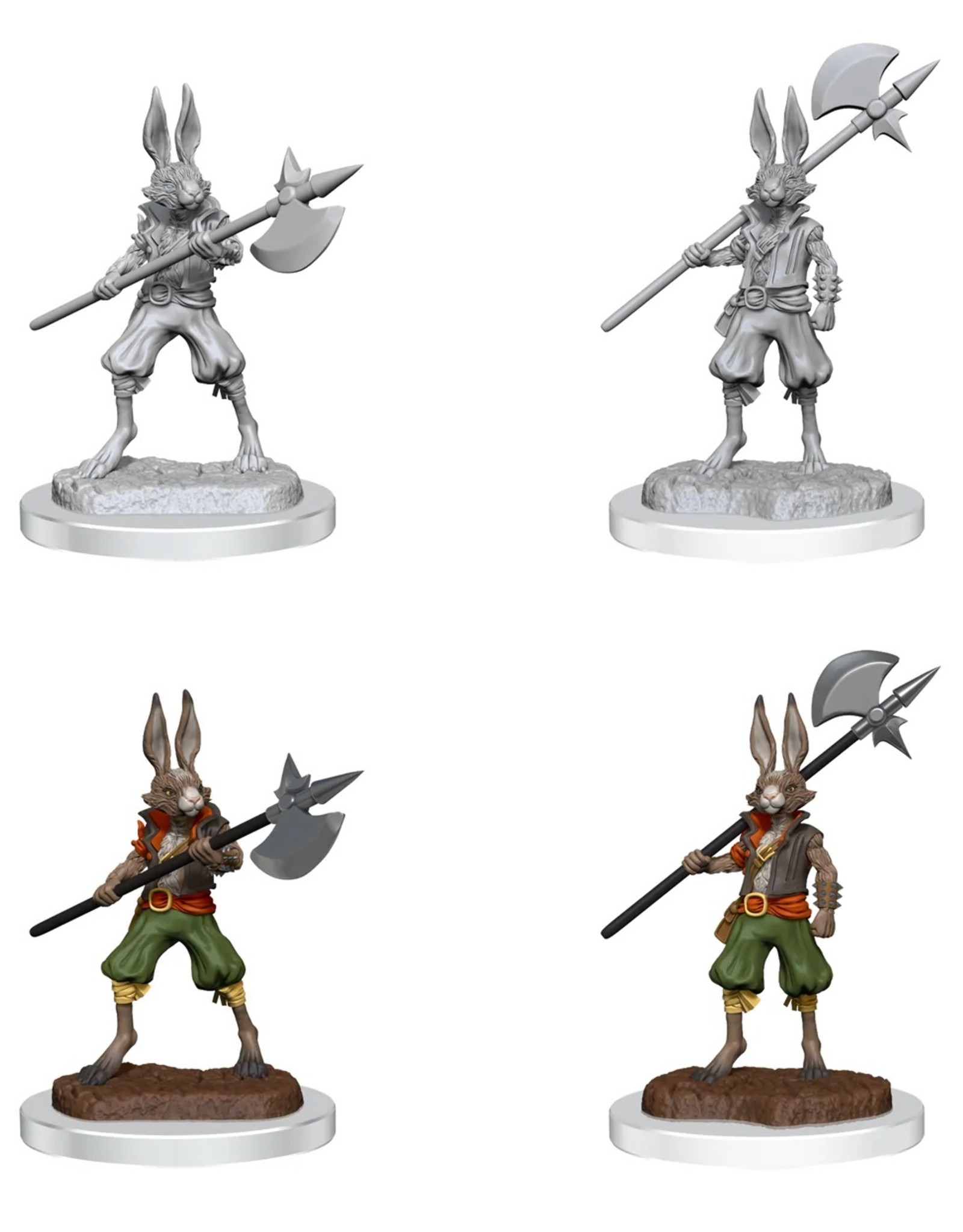 Wizkids D&D Mini: NM Primed: Harengon Brigands