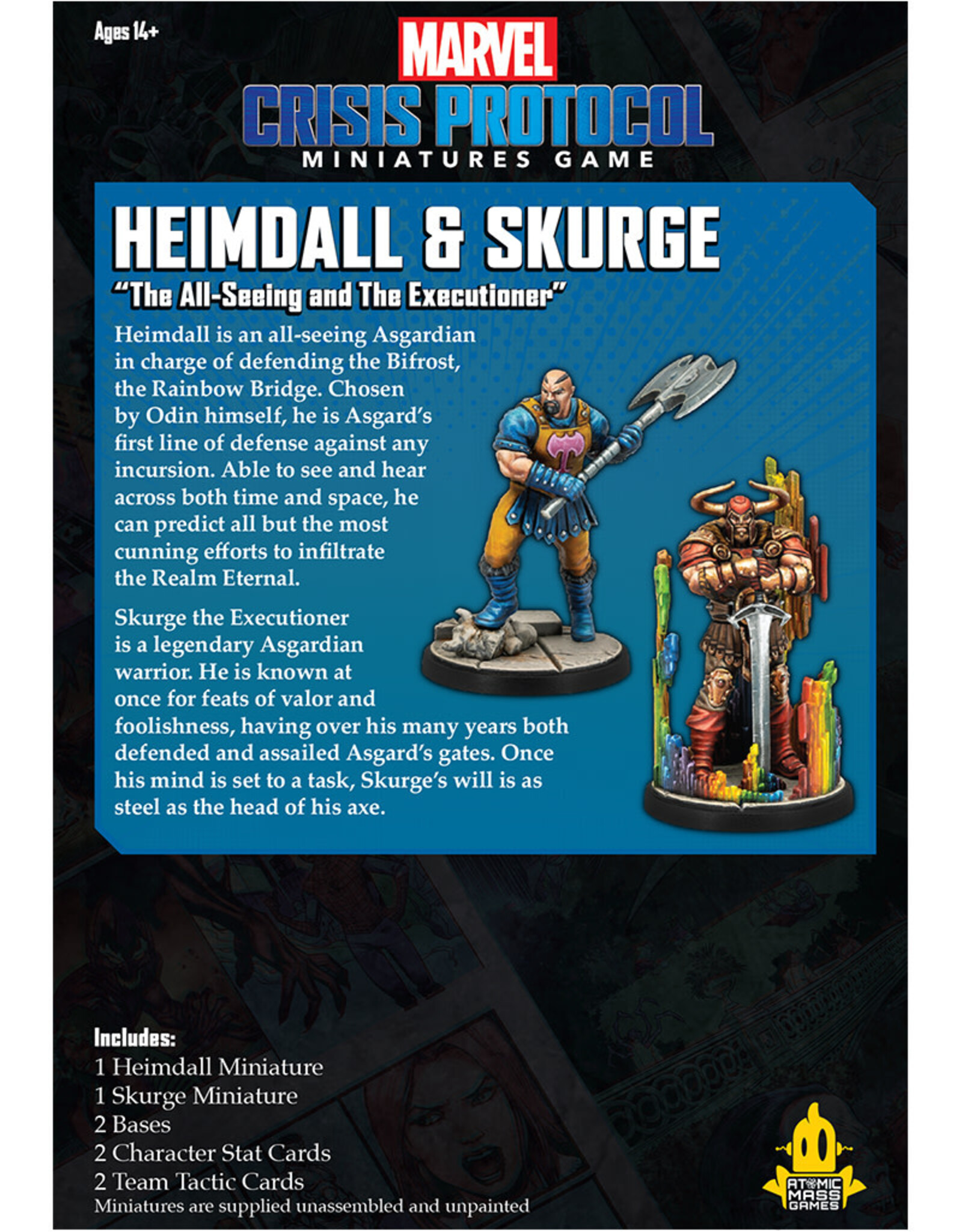 Atomic Mass Marvel Crisis Protocol: Heimdall and Skurge Character Pack