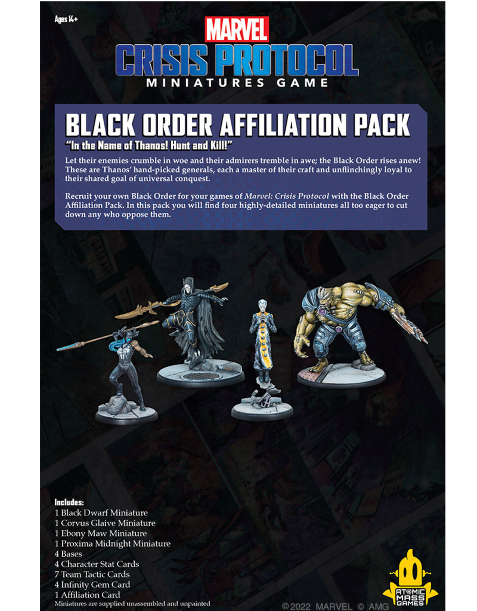 Atomic Mass Marvel Crisis Protocol: Black Order Affiliation Pack