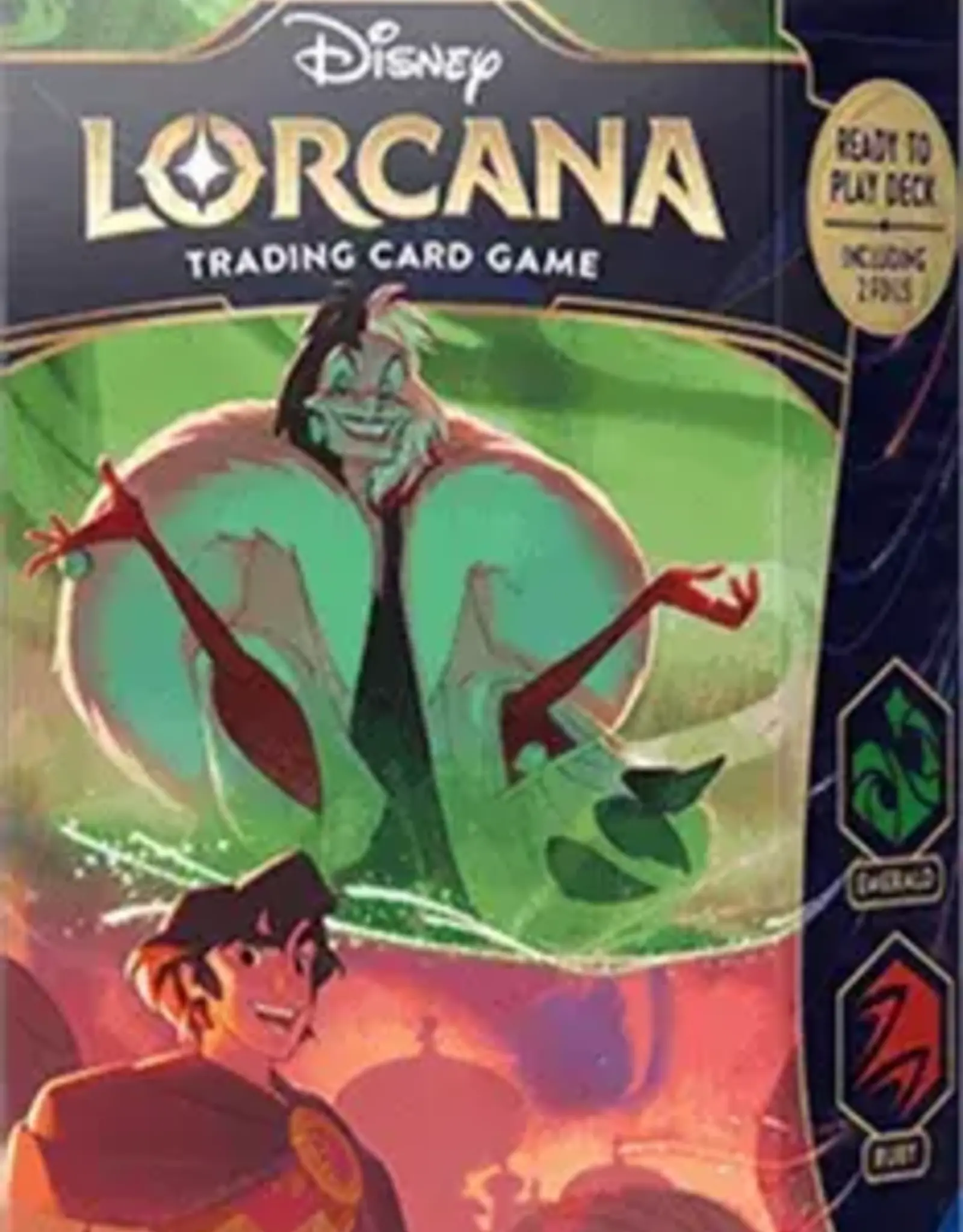 Ravensburger Lorcana: First Chapter - Starter Deck (Cruella/Aladdin)