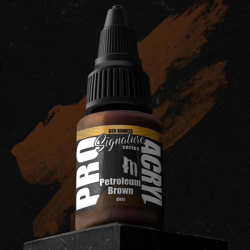 Pro Acryl Ben Komets Series Petroleum Brown (22ml) Titan Games