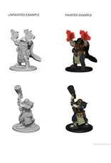Wizkids Primed Mini: Male Dwarf Cleric