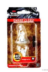 Wizkids Primed Mini: Male Dwarf Cleric