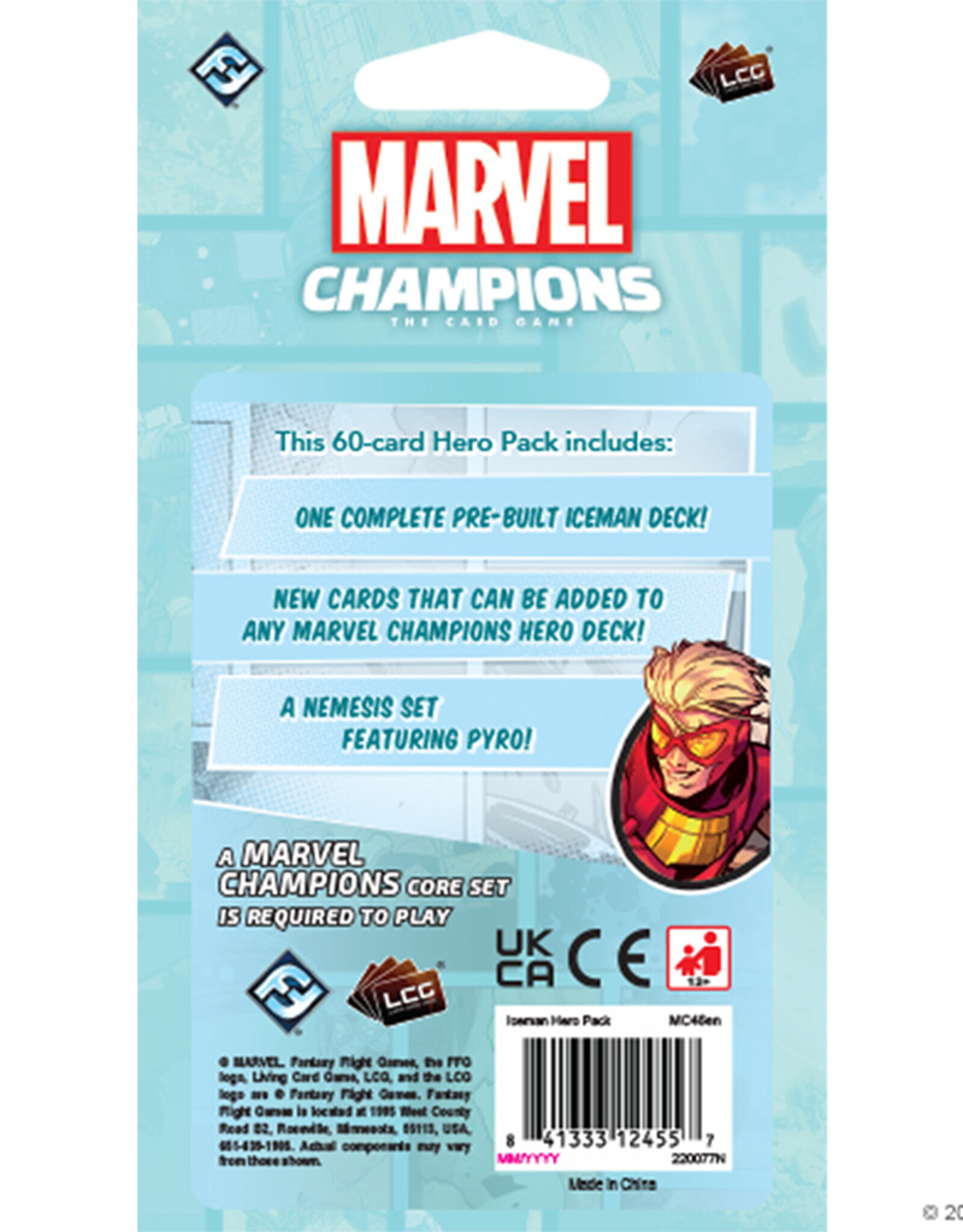FFG Marvel Champions LCG: Iceman Hero Pack
