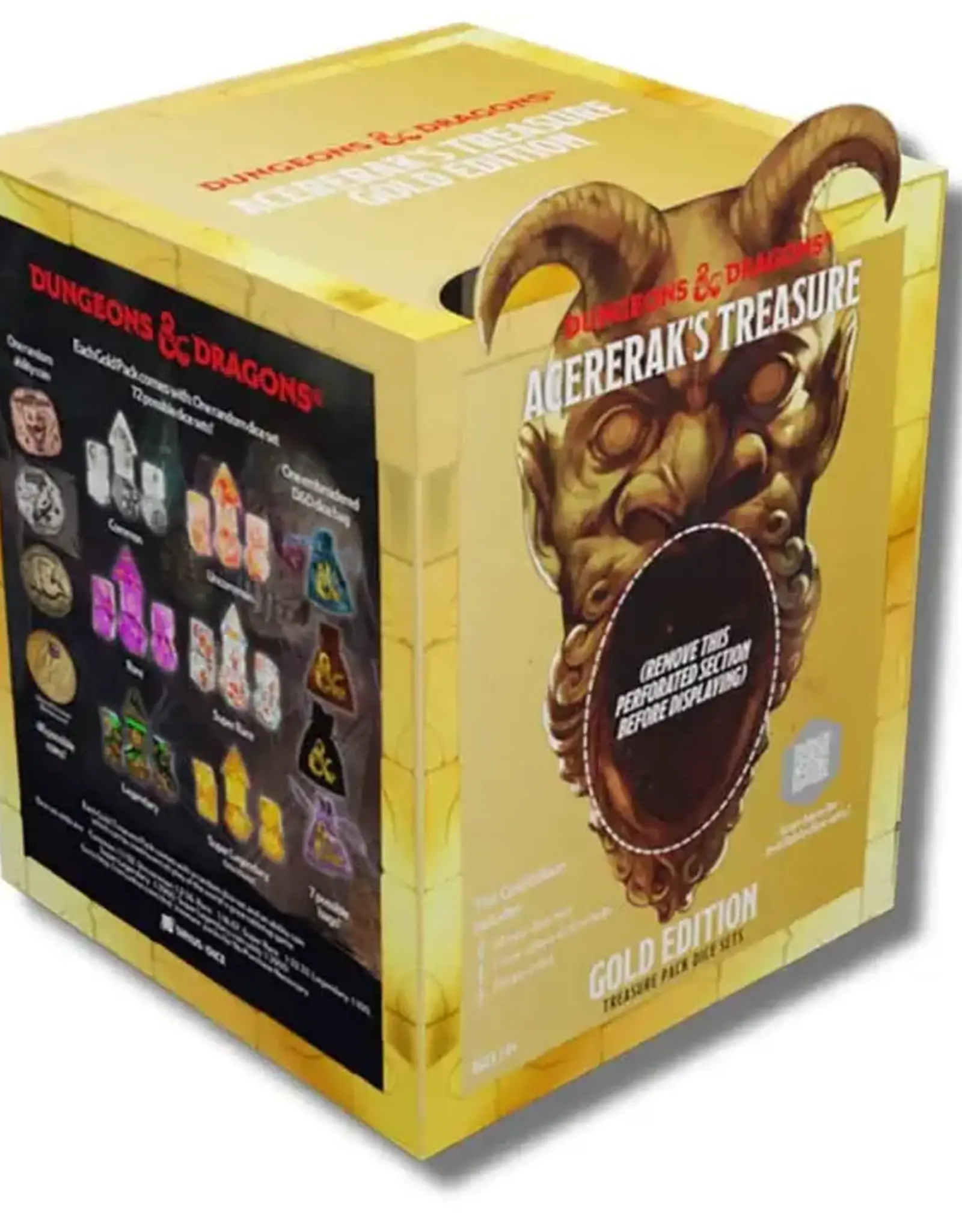 Sirius Dice Acereraks Treasure - Treasure Pack Dice Set (Gold Edition)