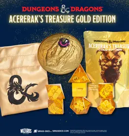 Sirius Dice Acereraks Treasure - Treasure Pack Dice Set (Gold Edition)