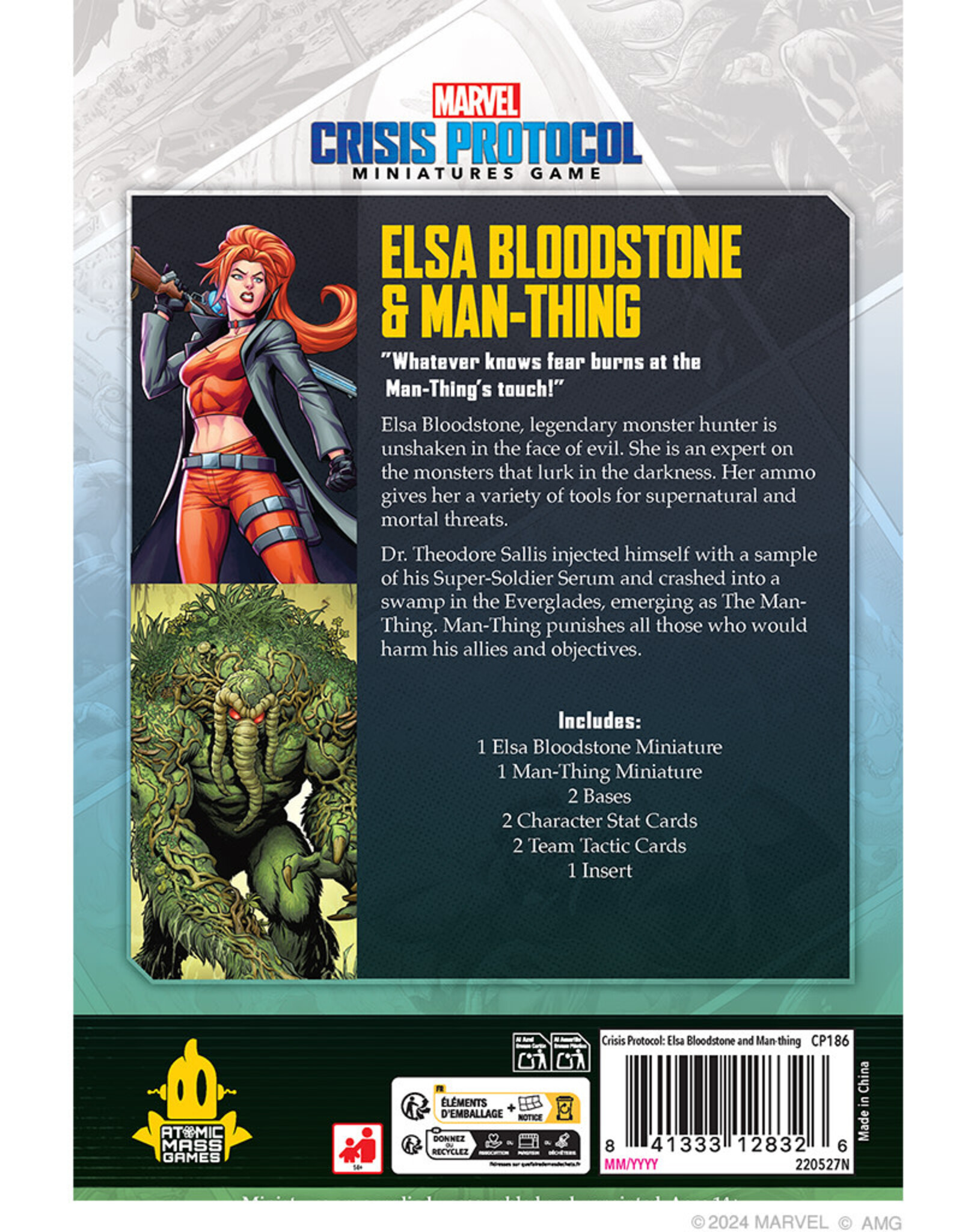 Atomic Mass Marvel Crisis Protocol - Elsa Bloodstone & Man-Thing