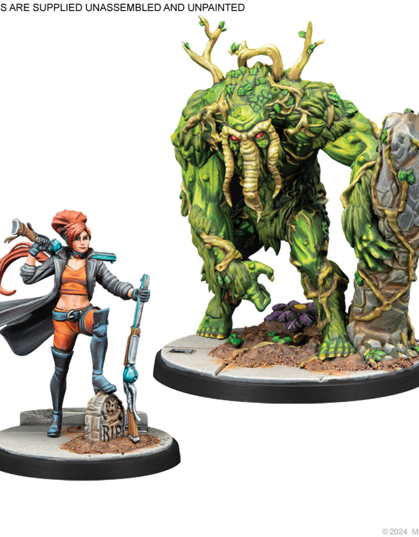 Atomic Mass Marvel Crisis Protocol - Elsa Bloodstone & Man-Thing