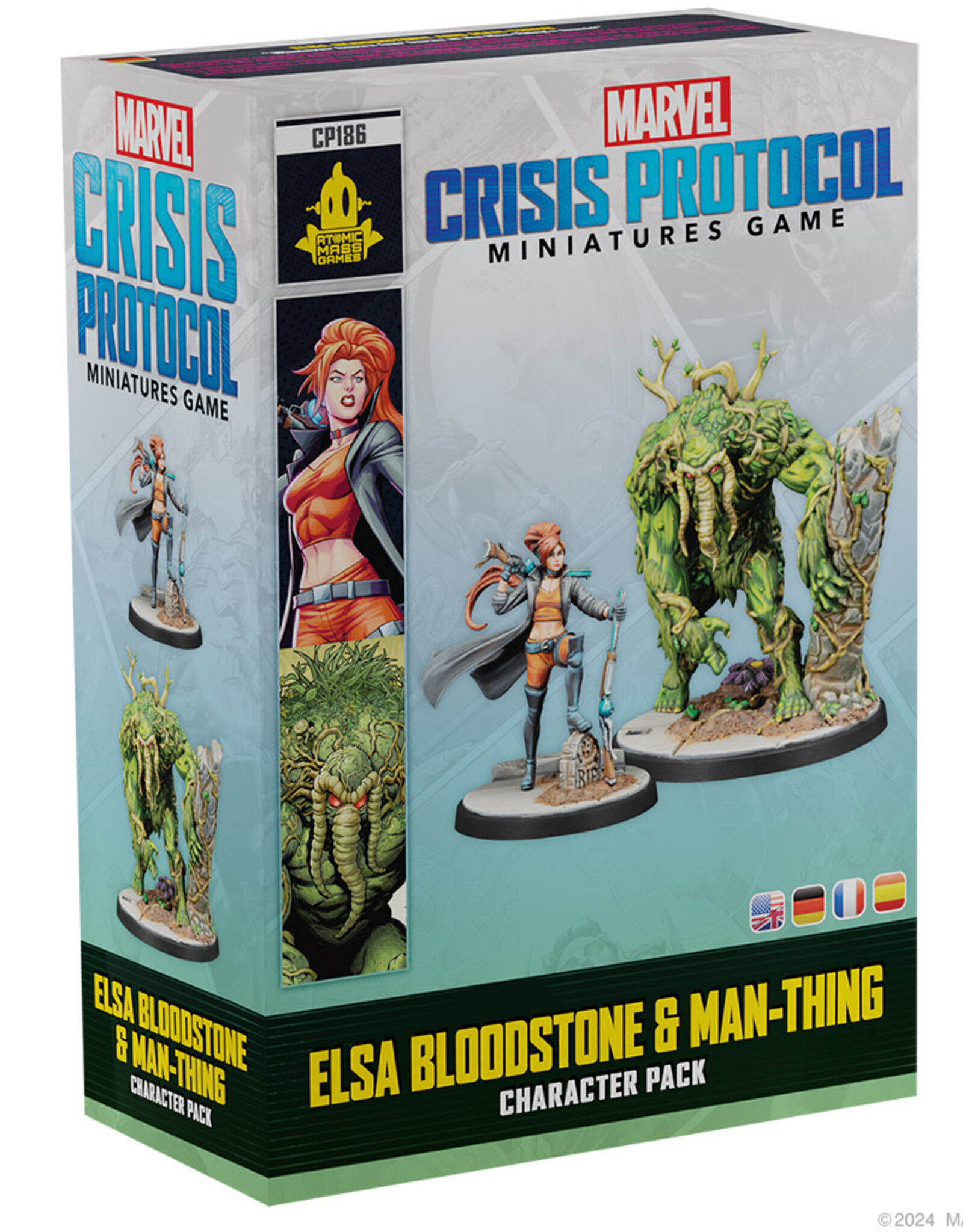 Atomic Mass Marvel Crisis Protocol - Elsa Bloodstone & Man-Thing